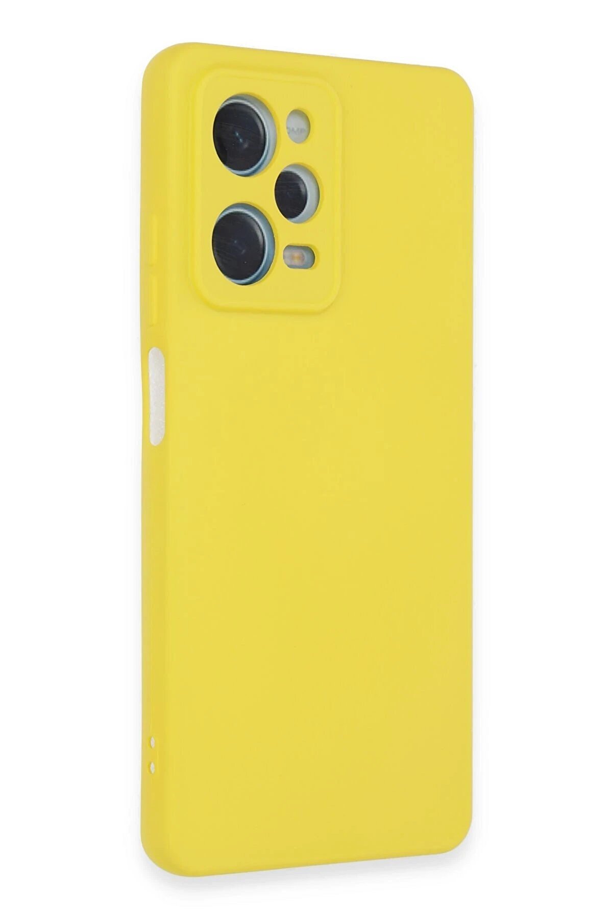 Xi̇aomi̇ Redmi̇ Note 12 Pro 5G Kılıf Nano İçi̇ Kadi̇fe Si̇li̇kon - Sarı - Dropx2552-5597