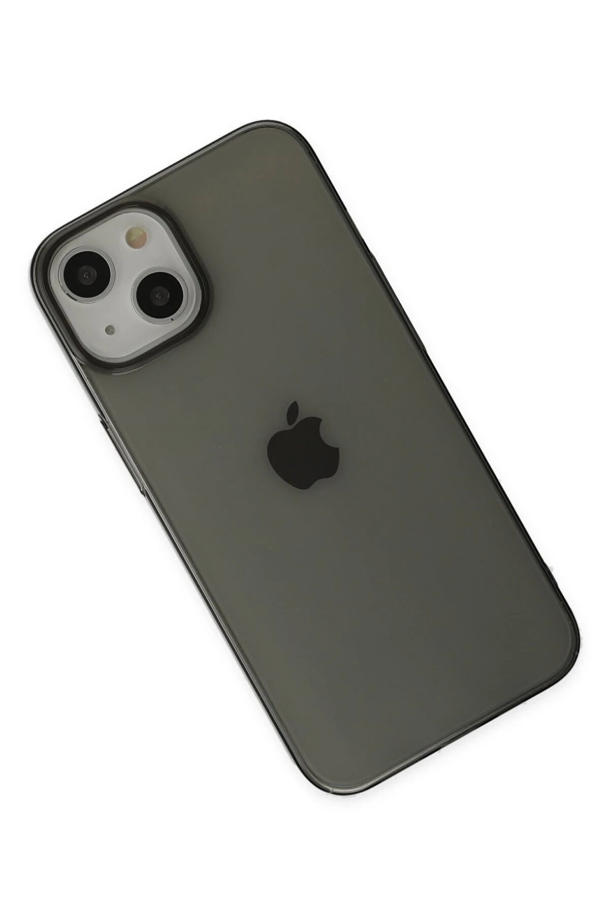 İphone 14 Plus Kılıf Pc Sert Şeffaf Kapak - Si̇yah - Dropx8425-7710