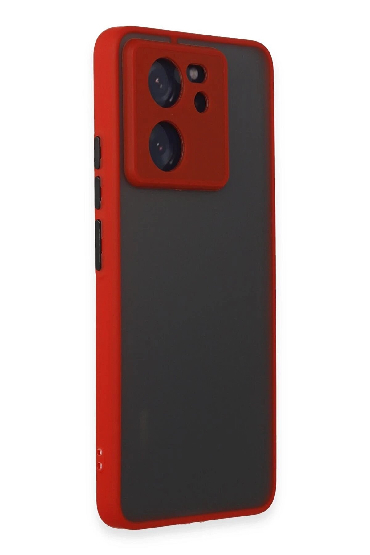 Xi̇aomi̇ Mi̇ 13T Pro Kılıf Montreal Si̇li̇kon Kapak - Kırmızı - Dropx1337-7847