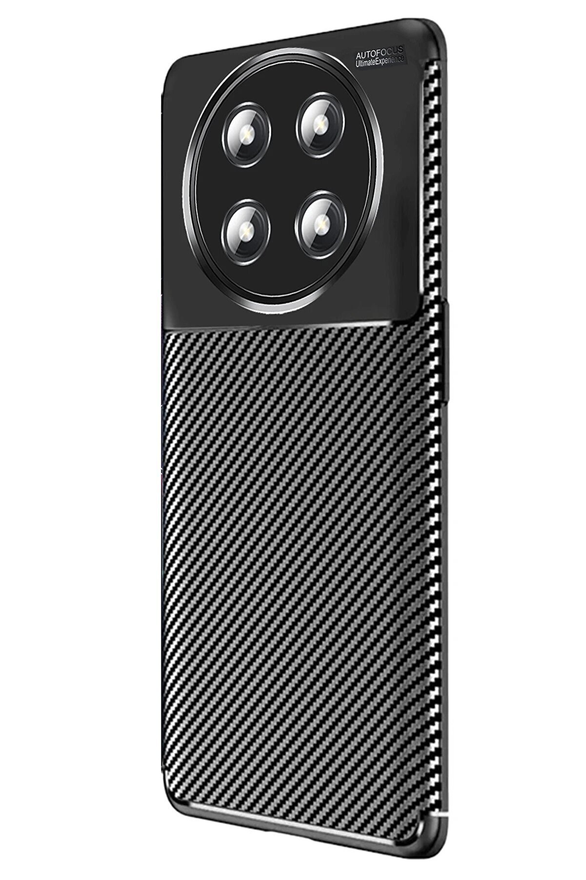 Honor Magi̇c 7 Li̇te Kılıf Auto Focus Karbon Kapak - Si̇yah - Dropx1807-8584