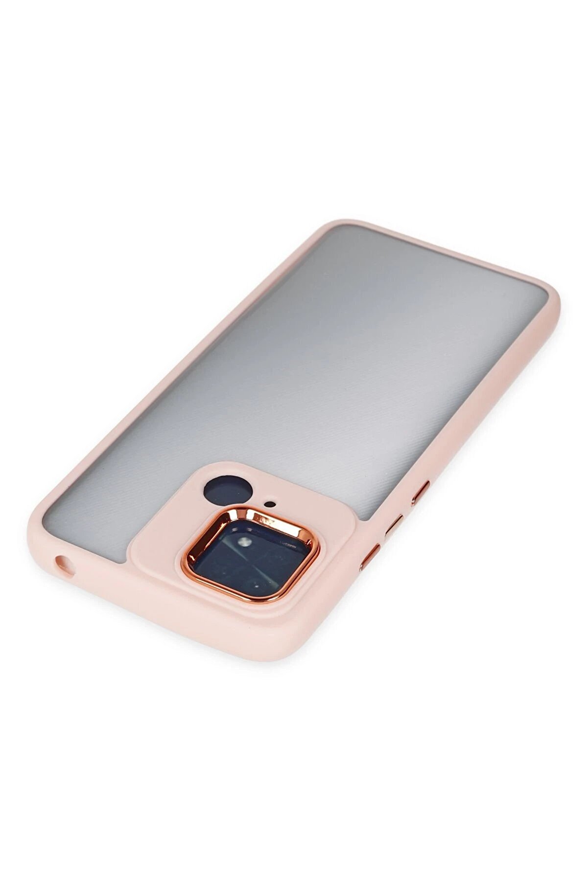 Xi̇aomi̇ Redmi̇ 10C Kılıf Dora Kapak - Pudra - Dropx1569-7847