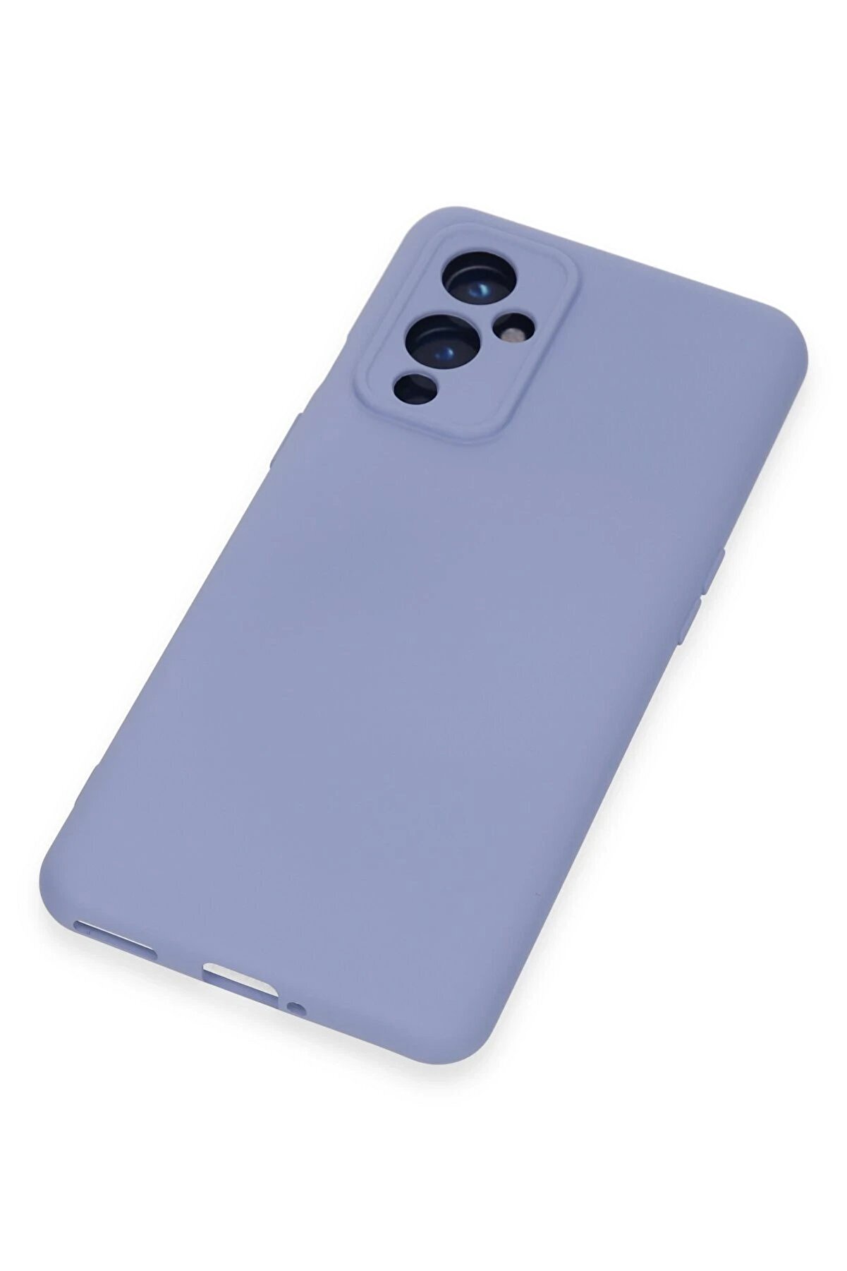 One Plus 9 Kılıf Nano İ&ccedil;i̇ Kadi̇fe Si̇li̇kon - Li̇la - Dropx4279-7357