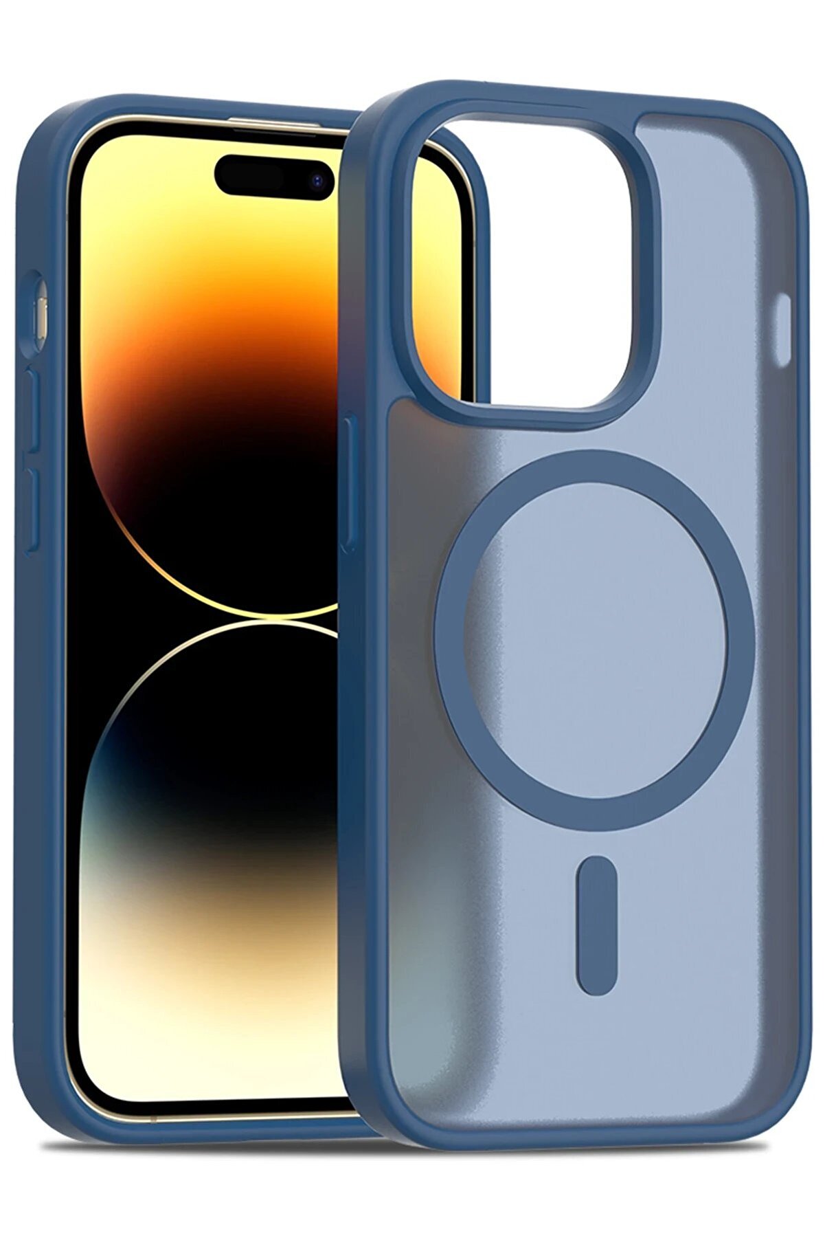 İphone 14 Pro Jota Magsafe Kapak - Laci̇vert - Dropx6129-3058