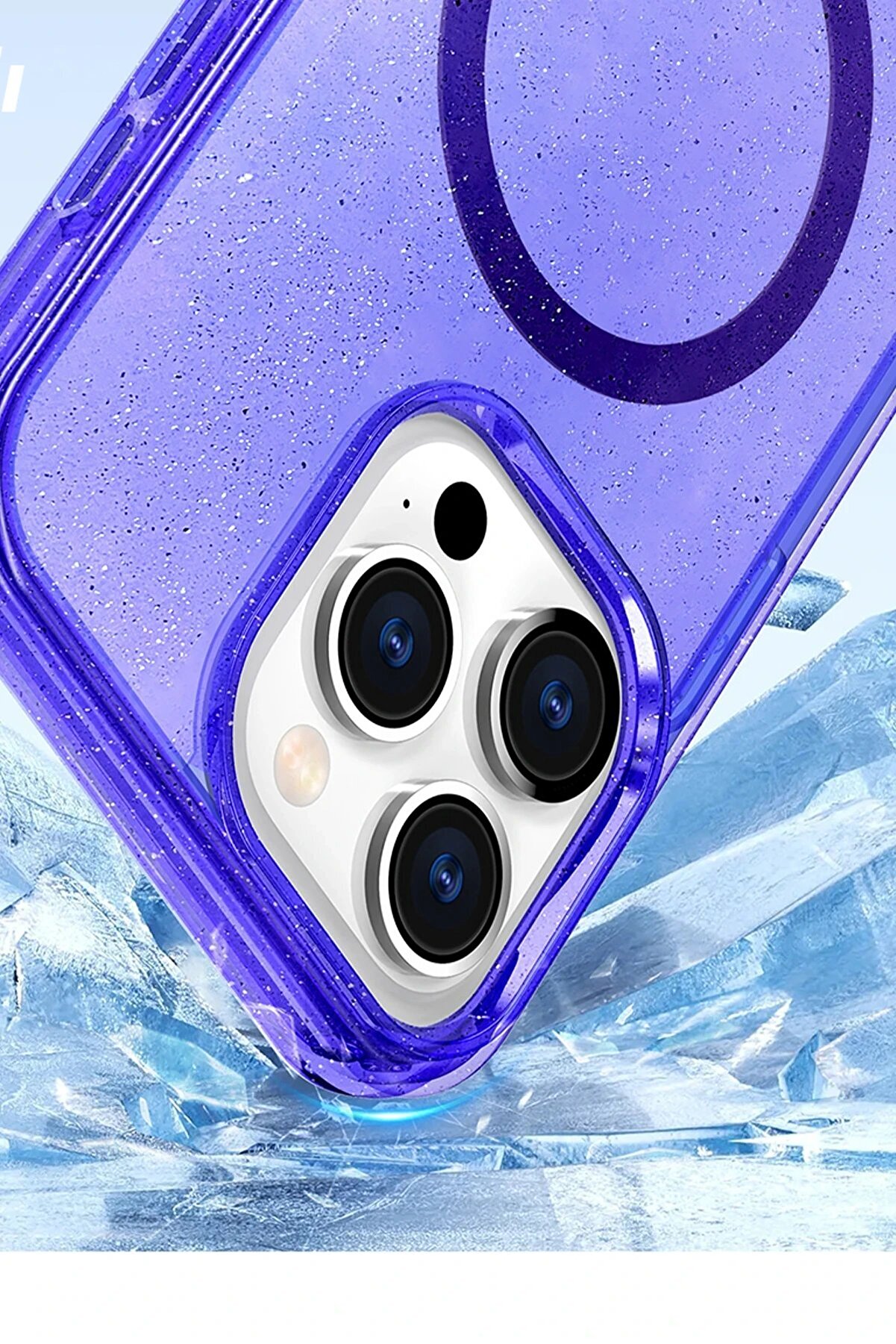 Apple İphone 16 Pro Star Magsafe Kapak - Şeffaf - Dropx6673-1081