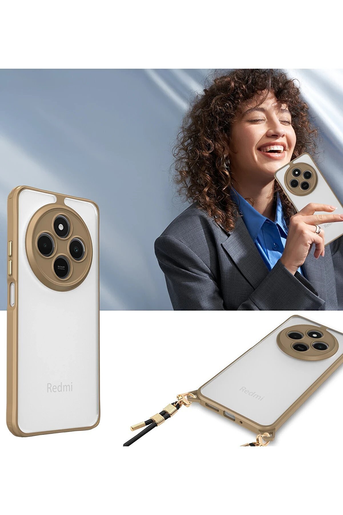 Xi̇aomi̇ Redmi̇ 14C Kılıf Penta Si̇li̇kon Kılıf - Laci̇vert - Dropx6081-1546