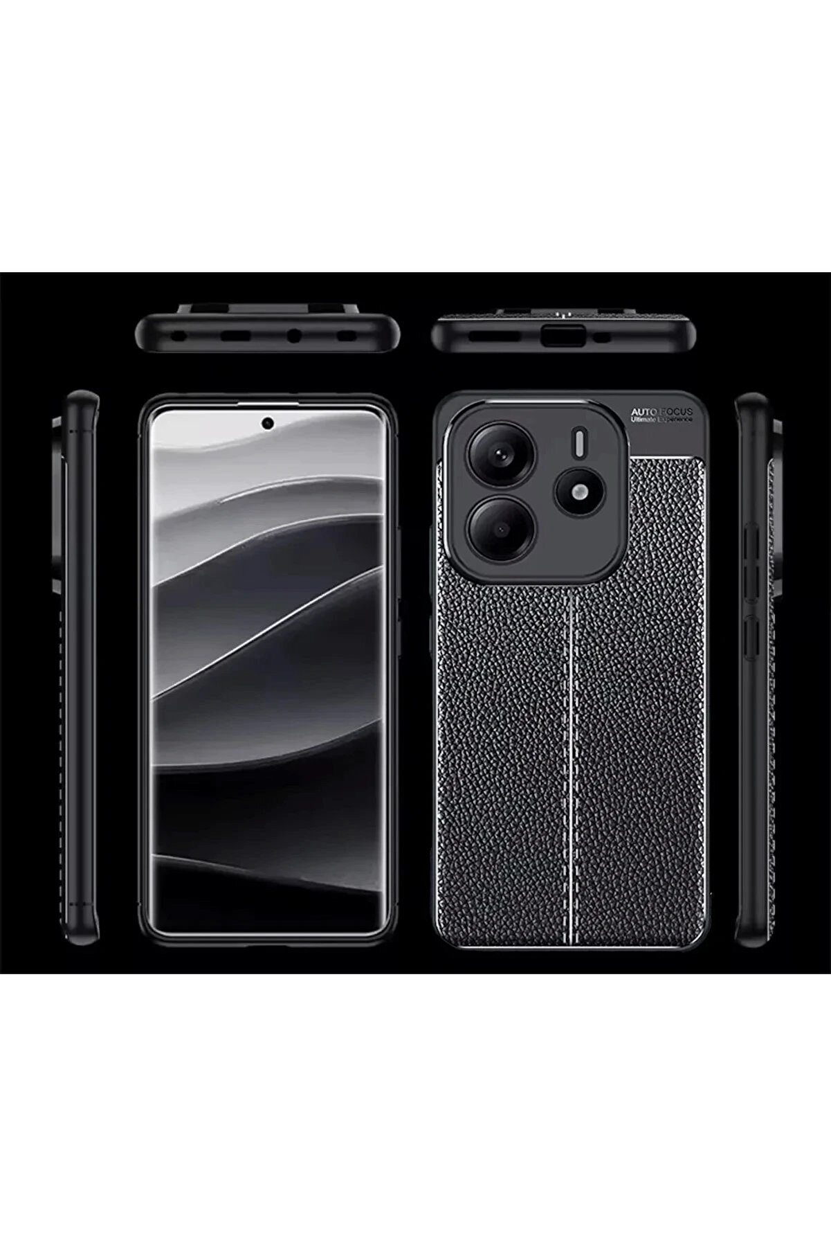 Xi̇aomi̇ Redmi̇ Note 14 4G Kılıf Auto Focus Kapak - Koyu Yeşi̇l - Dropx7939-3431