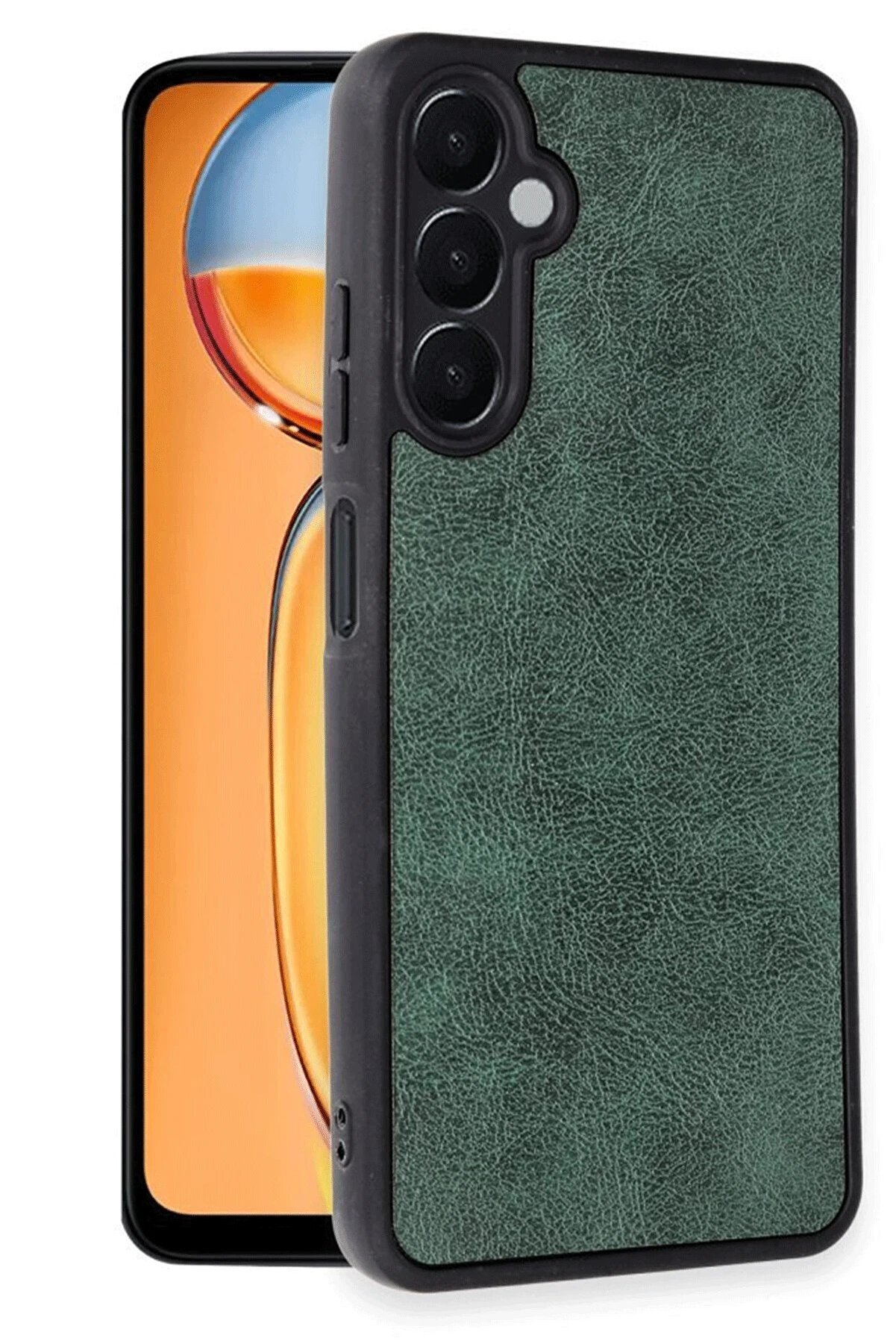 Samsung Galaxy A26 Kılıf Aras Deri̇ Kapak - Koyu Yeşi̇l - Dropx6386-1447