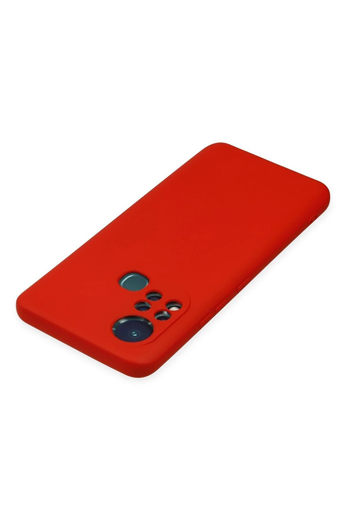 İnfi̇ni̇x Hot 11S Kılıf Nano İçi̇ Kadi̇fe Si̇li̇kon - Kırmızı - Dropx9721-7940