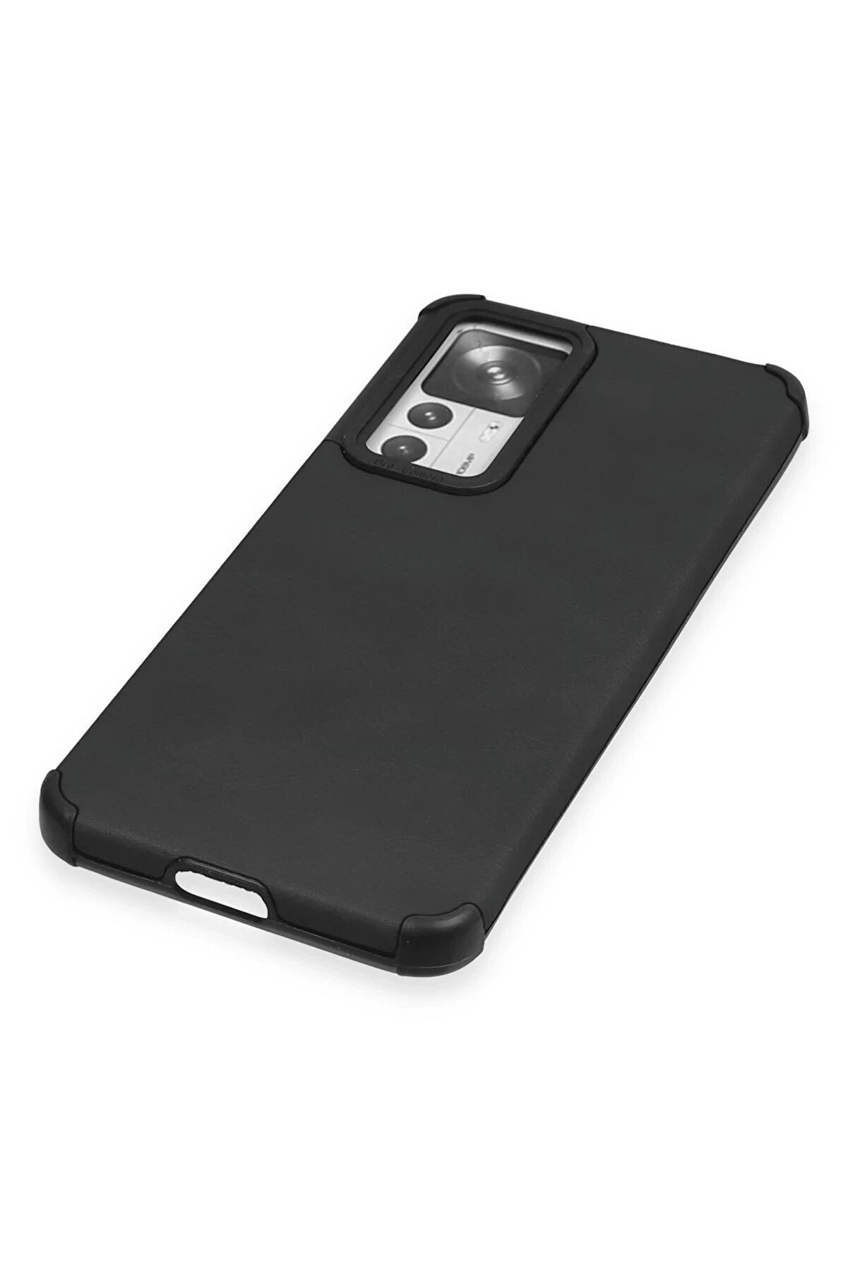 Xi̇aomi̇ Mi̇ 12T Kılıf Loop Deri̇ Si̇li̇kon - Si̇yah - Dropx4598-8337