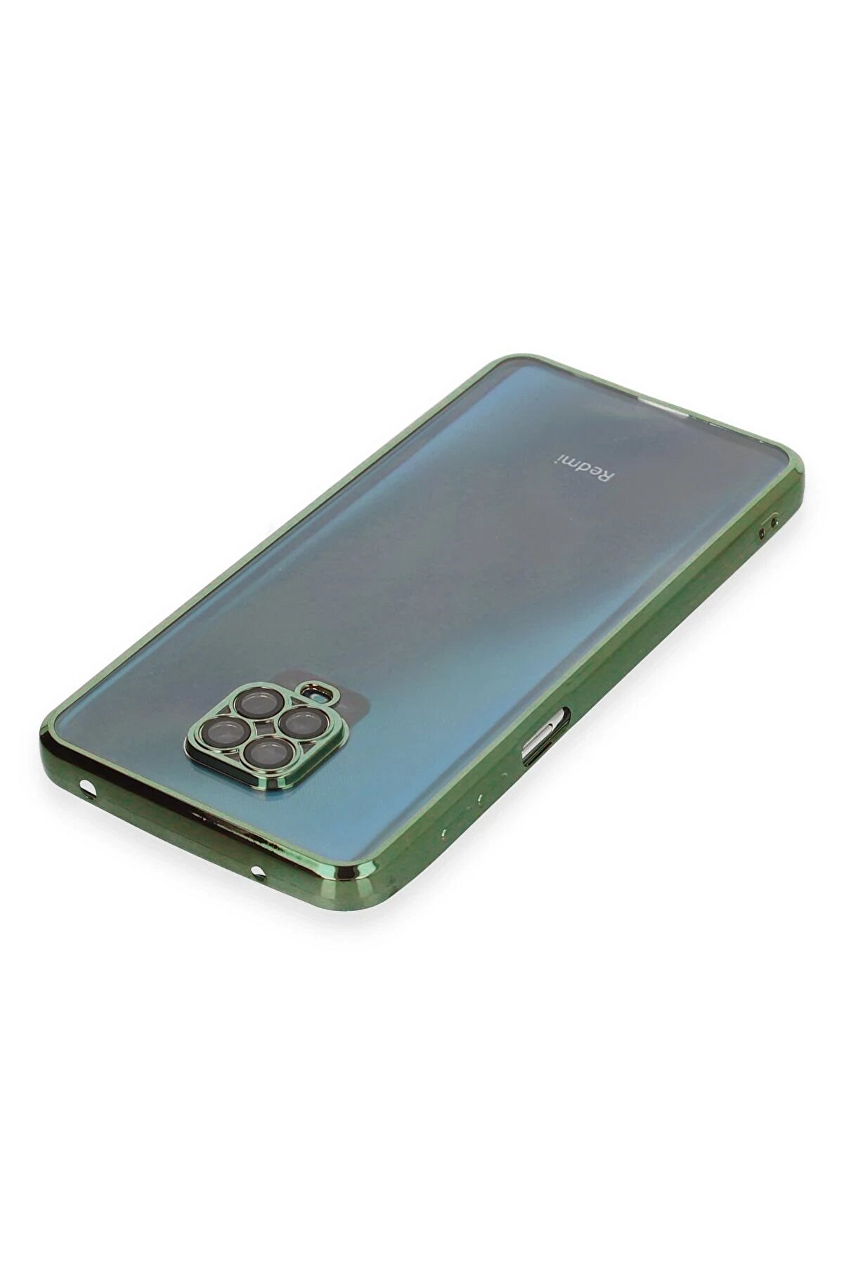 Xi̇aomi̇ Redmi̇ Note 9 Pro Kılıf Lensli̇ Si̇li̇kon - Yeşi̇l - Dropx9598-3686