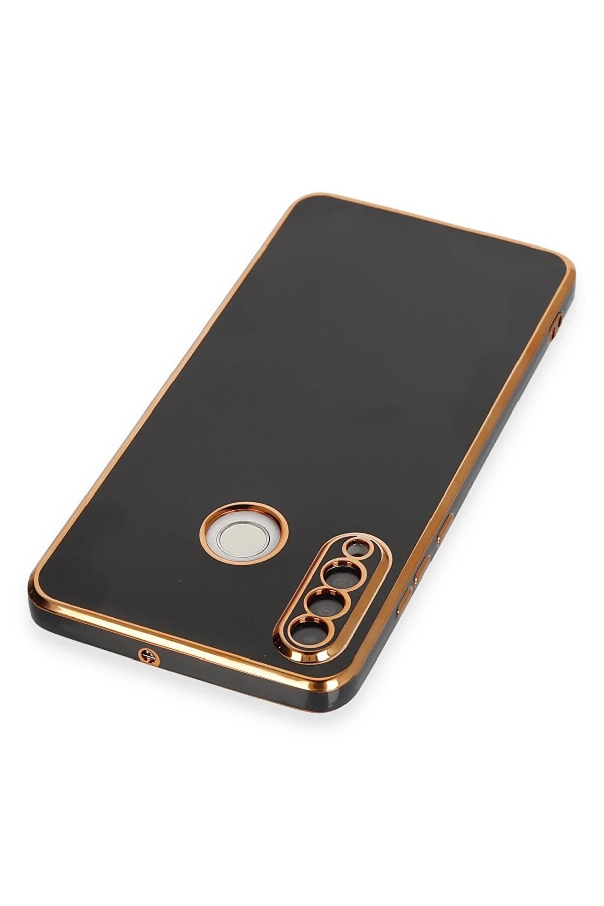 Huawei̇ P30 Li̇te Kılıf Volet Si̇li̇kon - Si̇yah - Dropx8799-5863