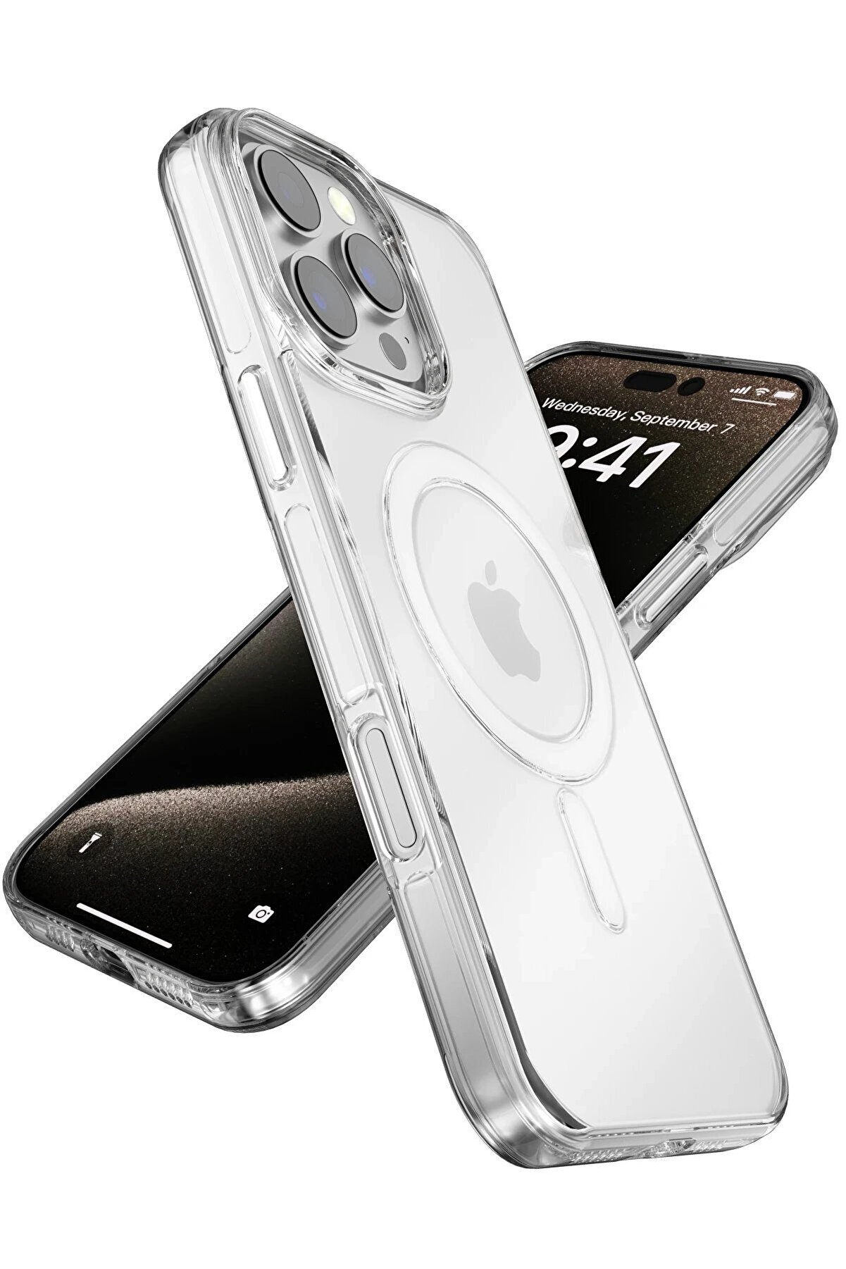 İphone 16 Pro Max Gleam Pc Sert Magsafe Kılıf - Ti̇tan Gri̇ - Dropx9023-3436