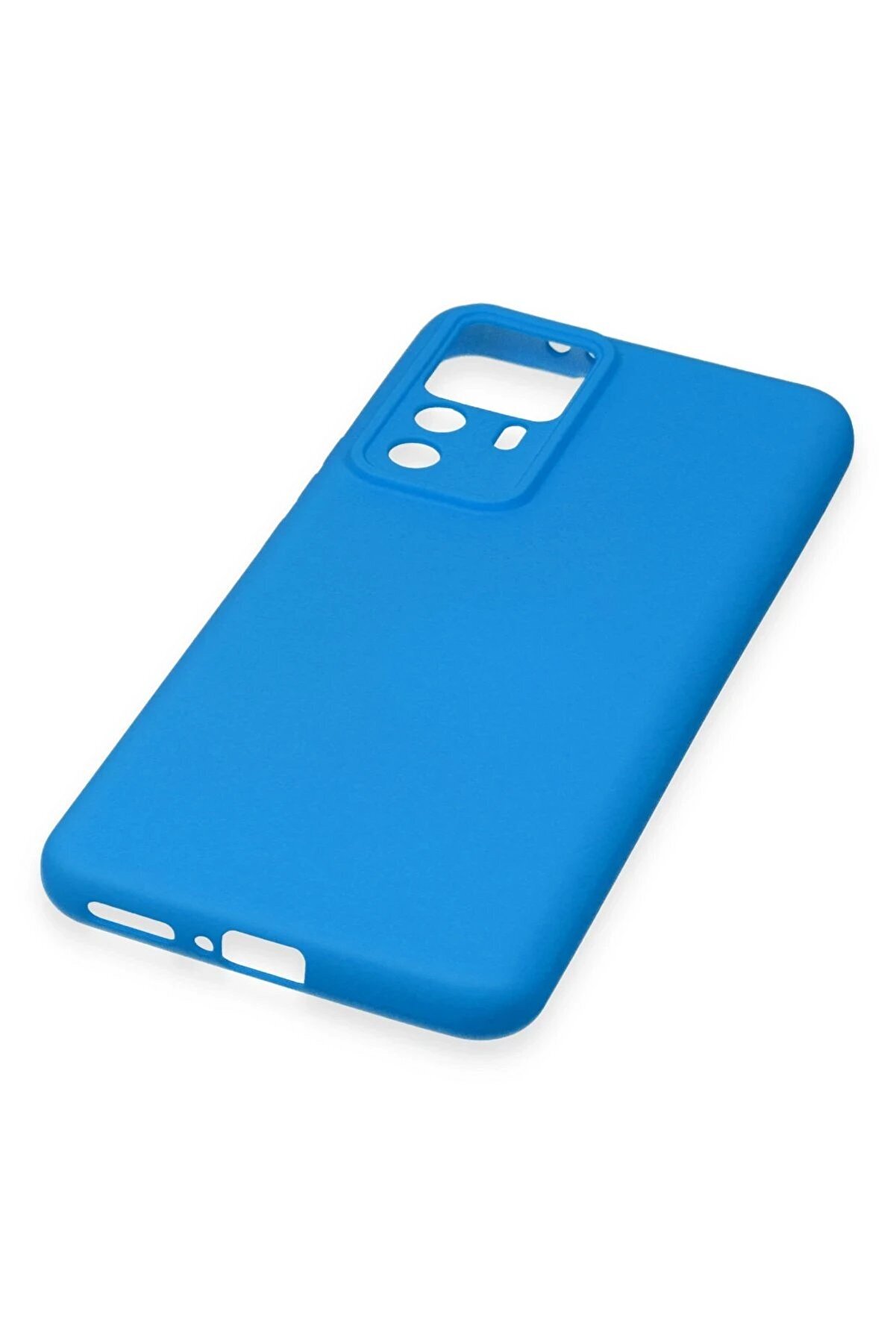 Xi̇aomi̇ Mi̇ 12T Pro Kılıf Nano İ&ccedil;i̇ Kadi̇fe Si̇li̇kon - Mavi̇ - Dropx9895-9508