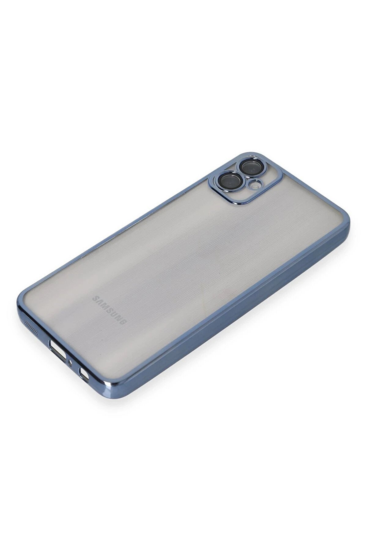 Samsung Galaxy A05 Kılıf Lensli̇ Si̇li̇kon - Laci̇vert - Dropx7119-5152