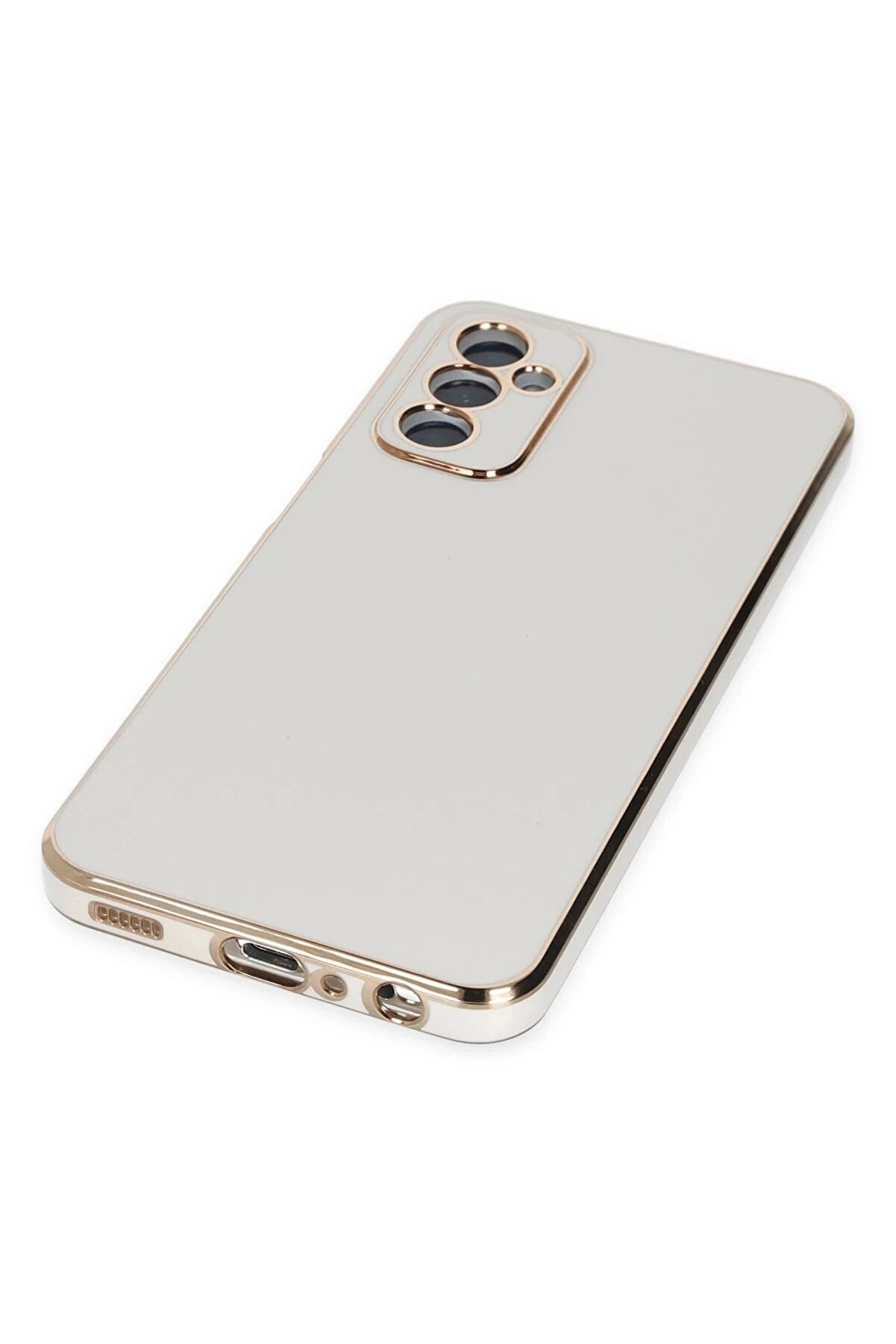 Samsung Galaxy M23 Kılıf Volet Si̇li̇kon - Beyaz - Dropx3092-2854