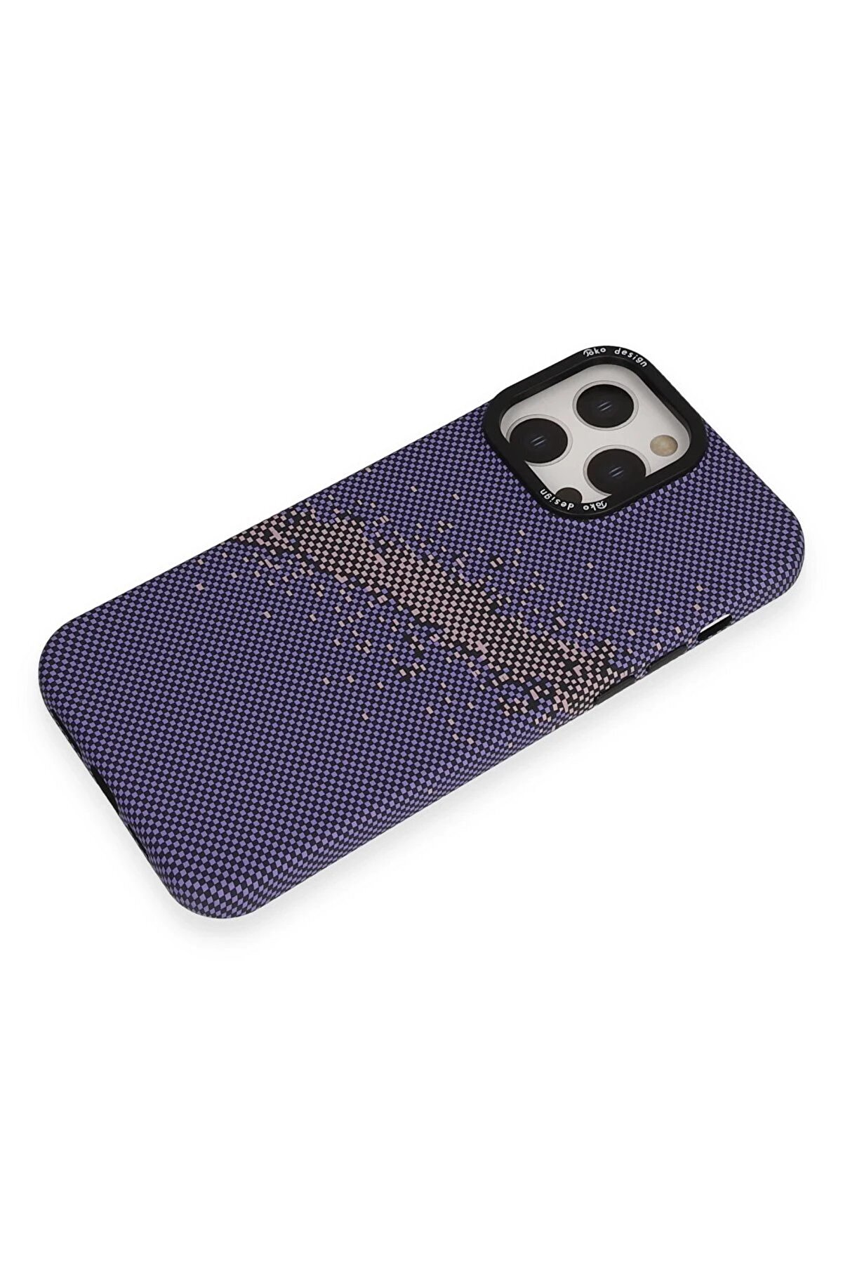 İphone 15 Pro Basel Kapak - Deri̇n Mor - Dropx2449-7250