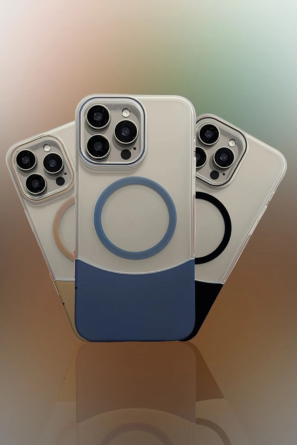 Apple İphone 14 Pro Max Velar Magsafe Kapak - Natural Grey - Dropx2041-2747