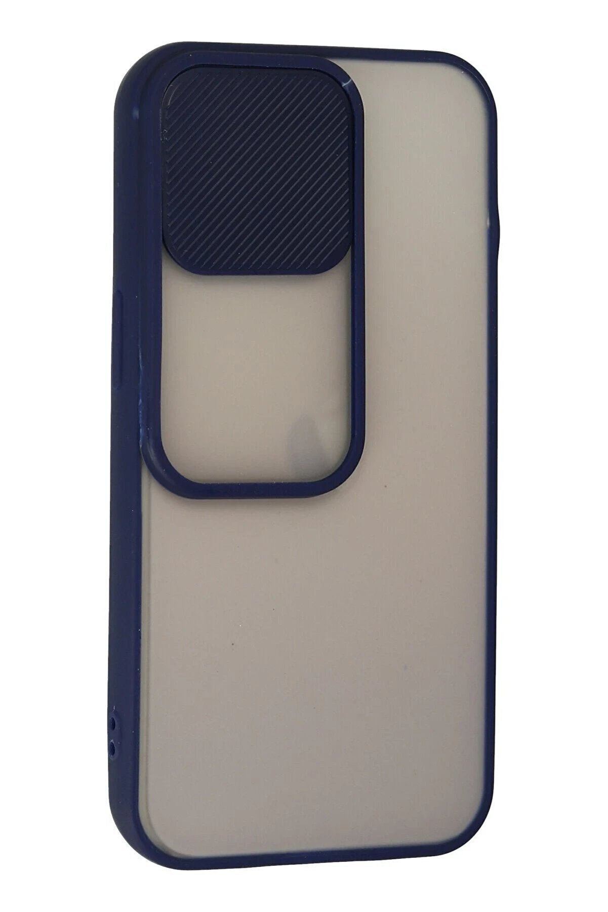 İphone 13 Pro Kılıf Palm Buzlu Kamera S&uuml;rg&uuml;l&uuml; Si̇li̇kon - Laci̇vert - Dropx8896-3859