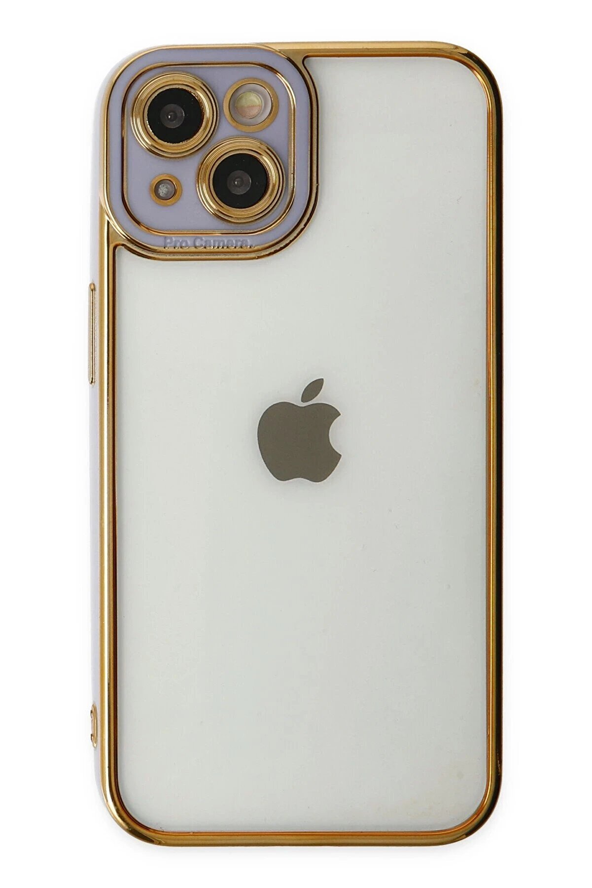 İphone 14 Plus Kılıf Li̇va Lens Si̇li̇kon - Li̇la - Dropx1905-5964