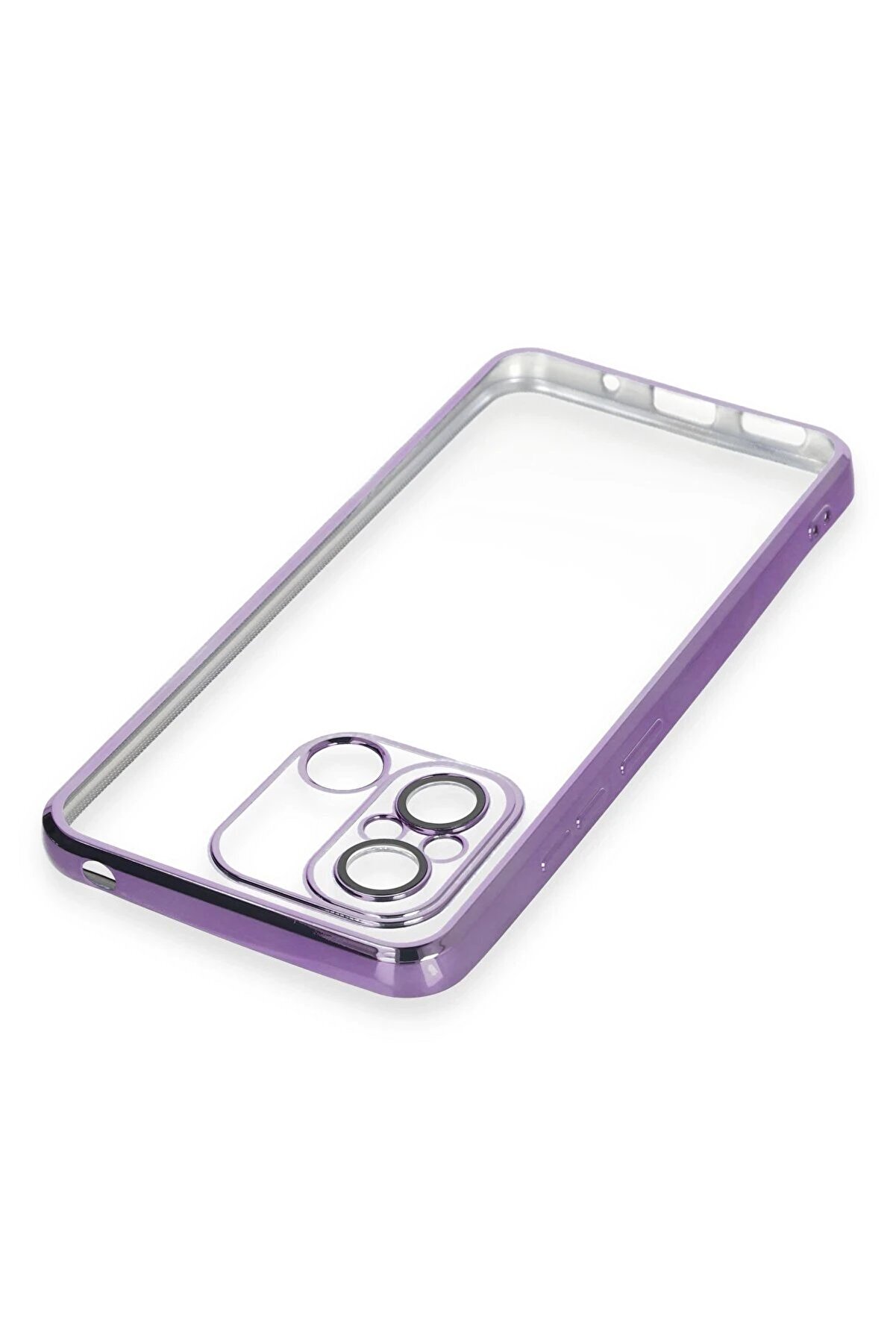 Xi̇aomi̇ Redmi̇ 12C Kılıf Lensli̇ Si̇li̇kon - Mor - Dropx3116-6986