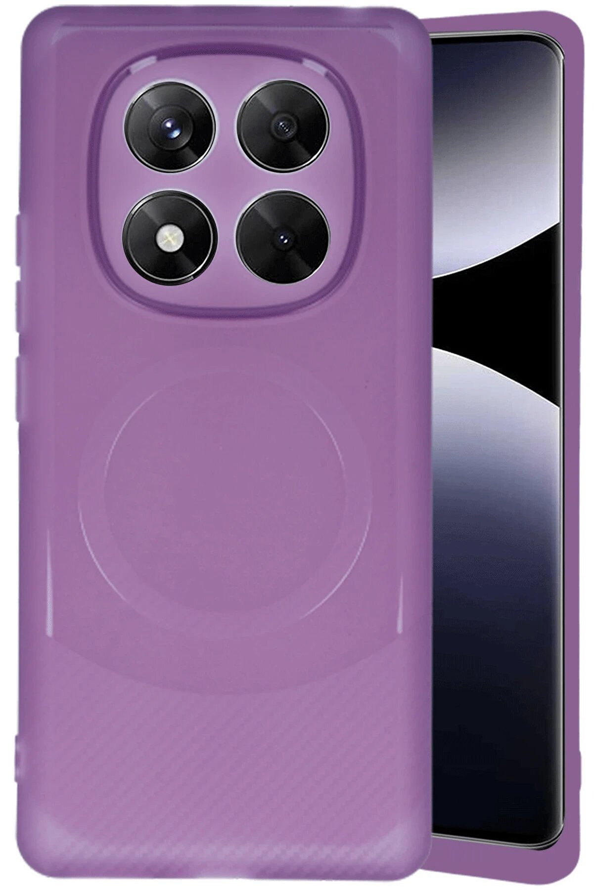 Xi̇aomi̇ Redmi̇ Note 14 Pro 4G Kılıf Maya Karbon Kapak - M&uuml;rd&uuml;m - Dropx5820-9990