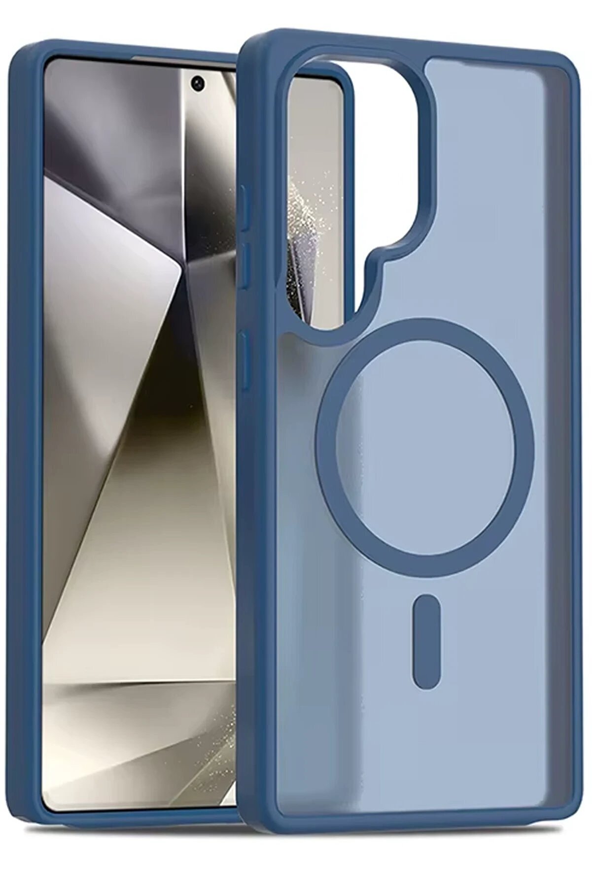 Samsung Galaxy S25 Ultra Jota Magsafe Kapak - Laci̇vert - Dropx1931-5534