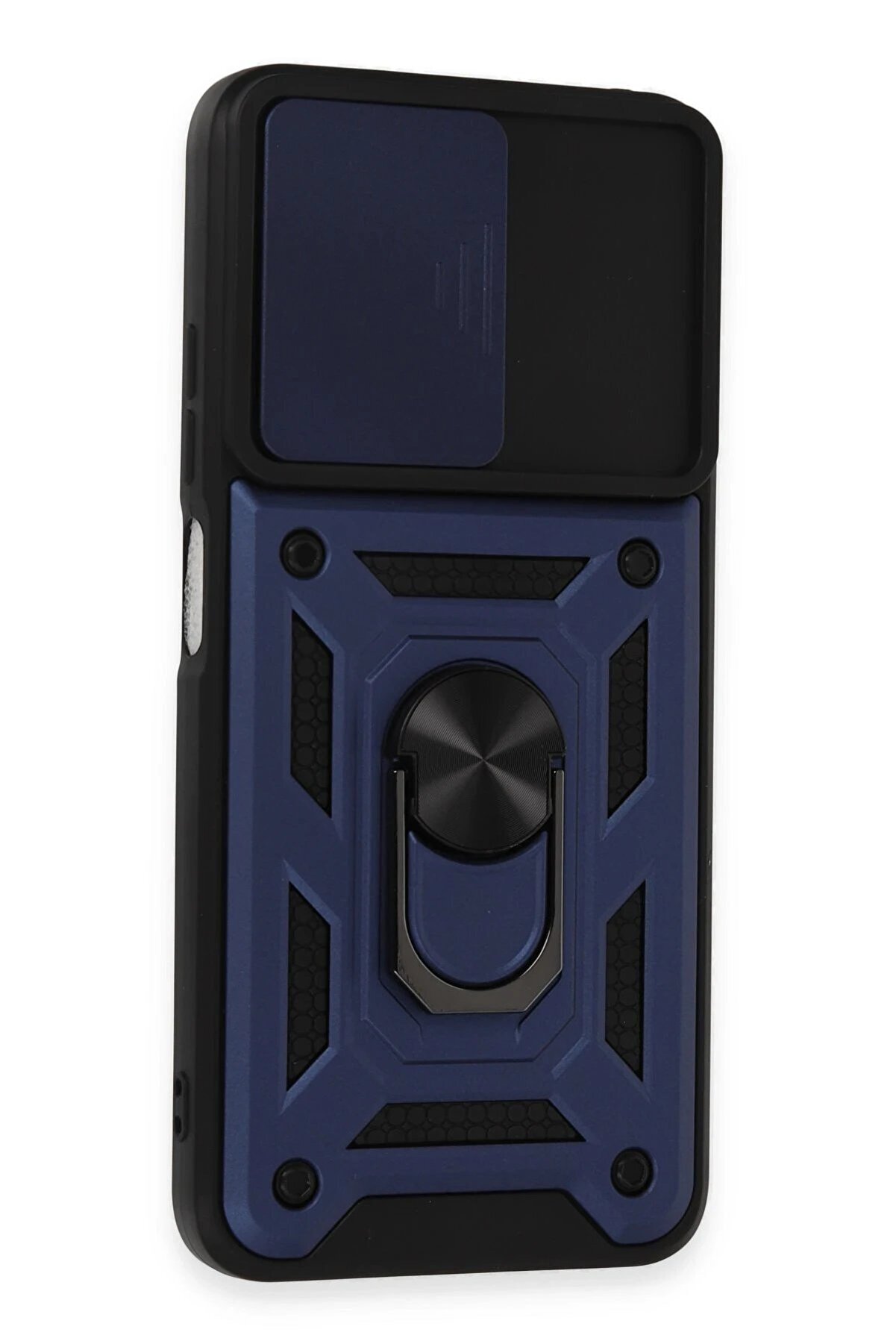 Newface Xi̇aomi̇ Redmi̇ Note 12S Kılıf Pars Lens Yüzüklü Si̇li̇kon - Laci̇vert