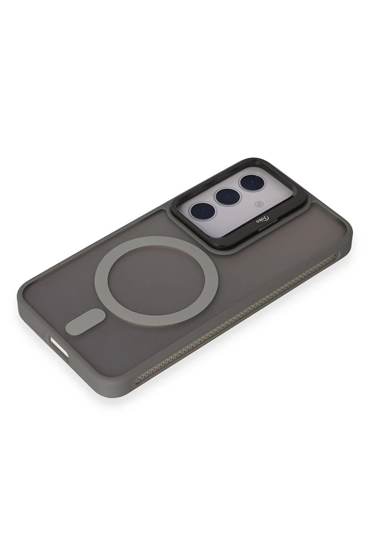 Samsung Galaxy S24 Flet Lens Magsafe Kapak - Gri̇ - Dropx1012-1683