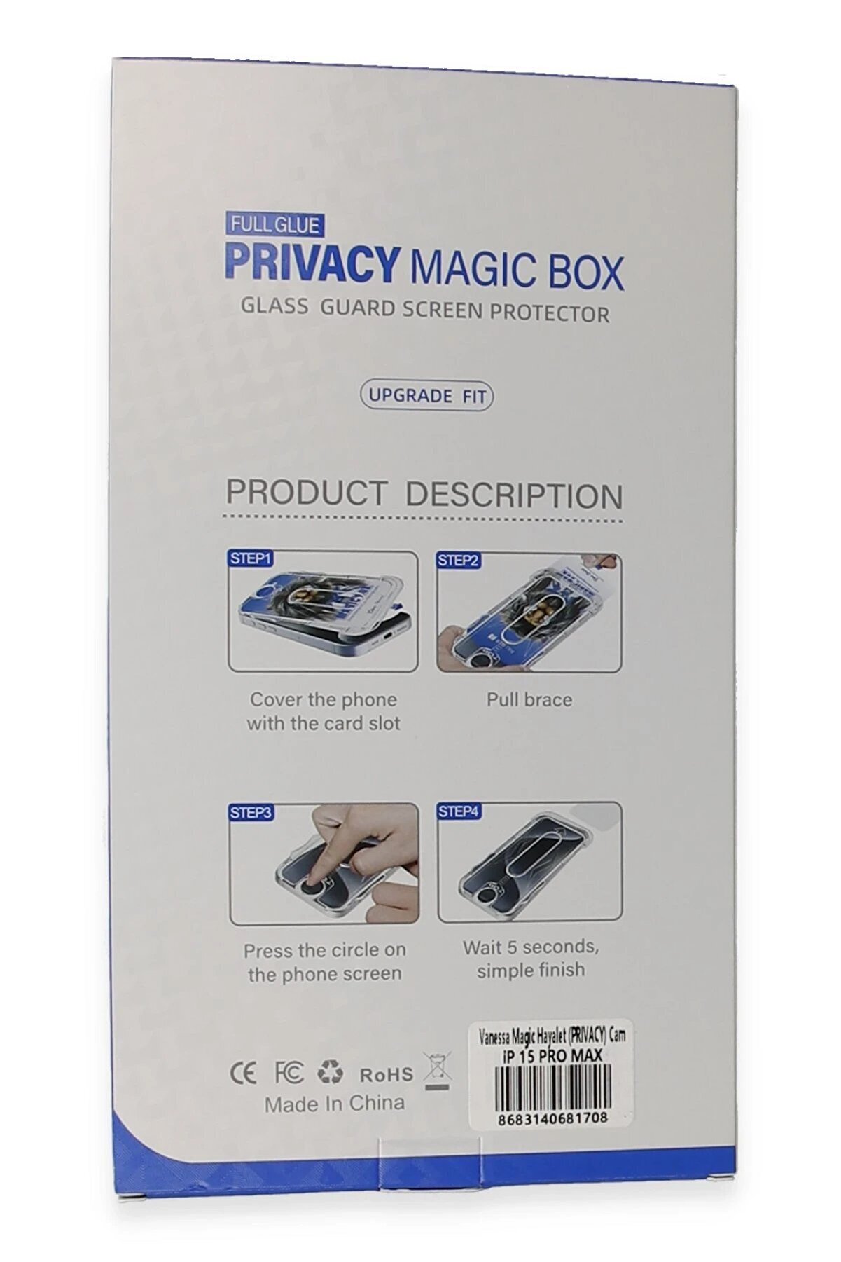 İphone 15 Pro Max Vanessa Magi̇c Hayalet Cam - Dropx8154-1873