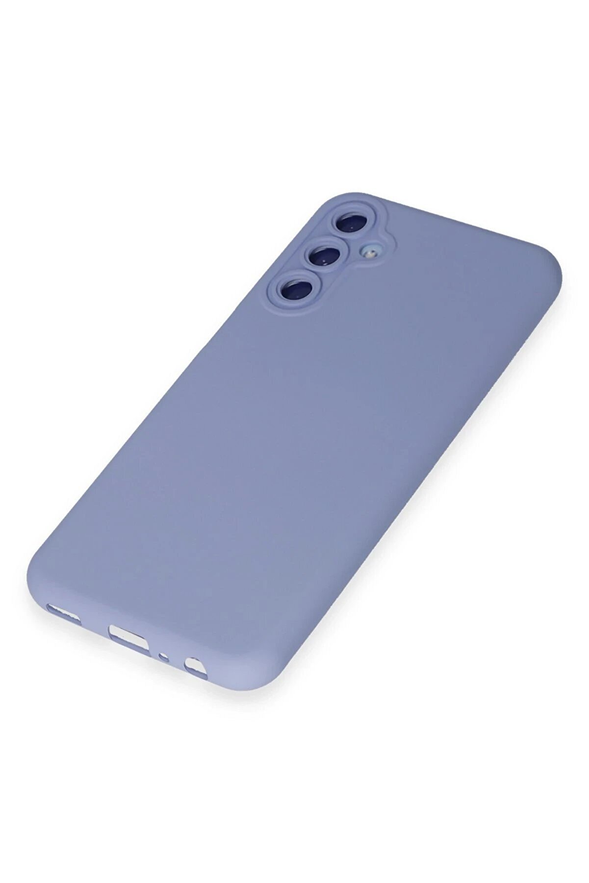 Samsung Galaxy M14 5G Kılıf Nano İ&ccedil;i̇ Kadi̇fe Si̇li̇kon - Li̇la - Dropx5286-6664