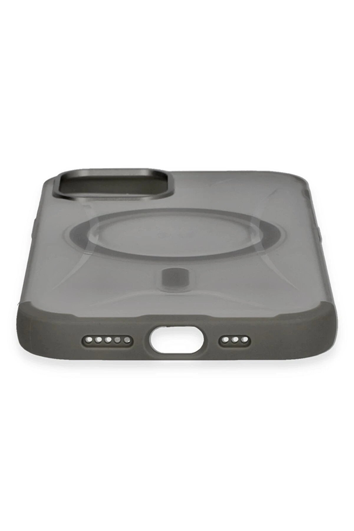 İphone 12 Hi̇lton Magsafe Kapak - Ti̇tan Gri̇ - Dropx2475-5431