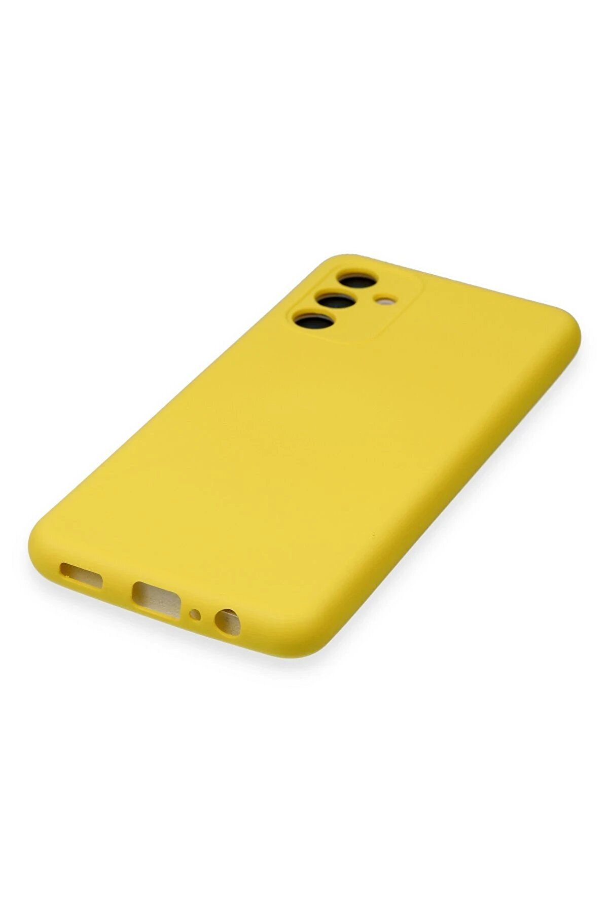 Samsung Galaxy A24 4G Kılıf Nano İ&ccedil;i̇ Kadi̇fe Si̇li̇kon - Sarı - Dropx7516-4598