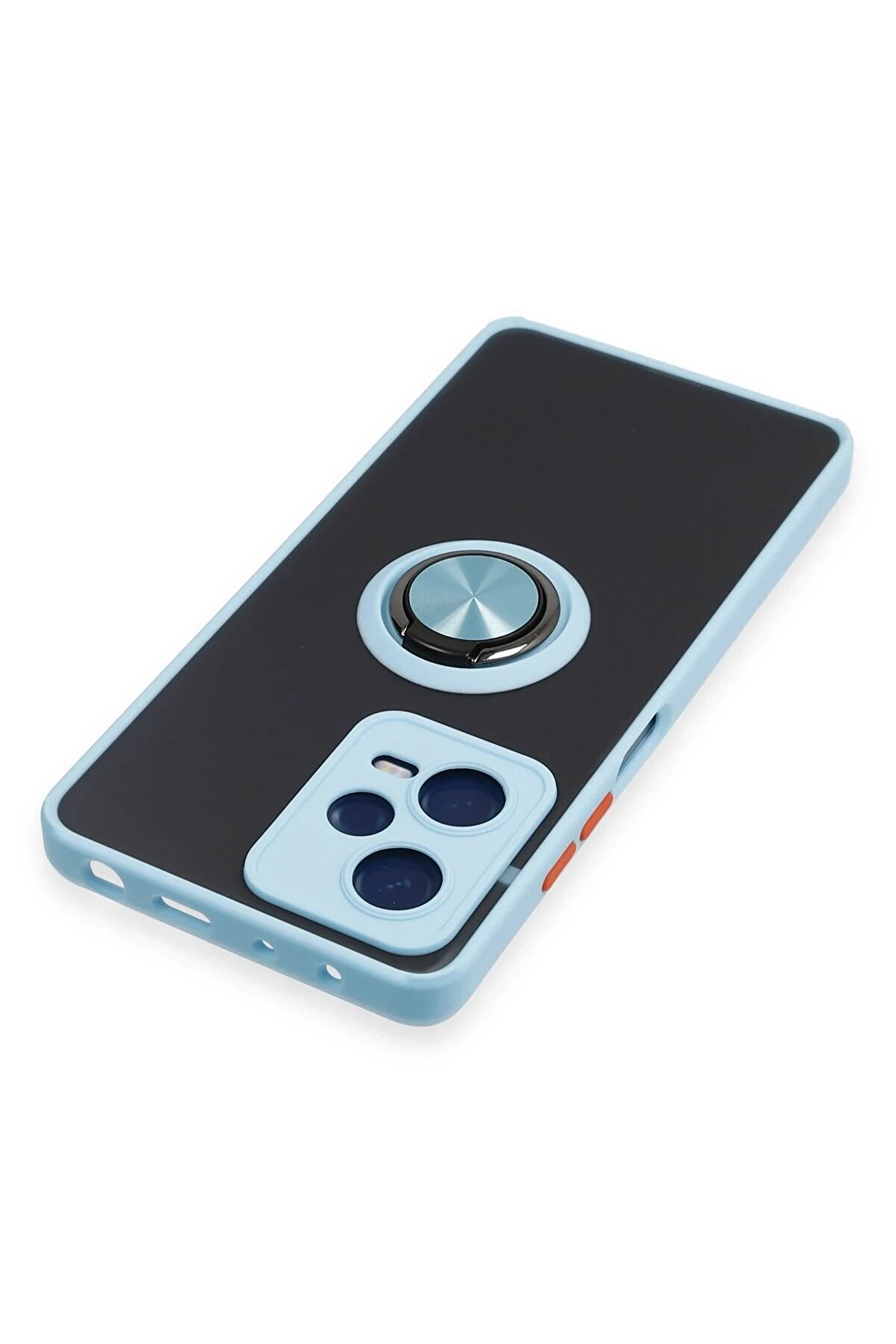 Xi̇aomi̇ Redmi̇ Note 12 5G Kılıf Montreal Y&uuml;z&uuml;kl&uuml; Si̇li̇kon Kapak - Buz Mavi̇ - Dropx3975-1478