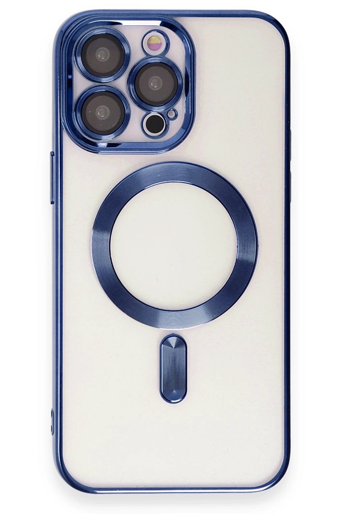 İphone 15 Pro Kılıf Kross Magneti̇csafe Kapak - Laci̇vert - Dropx7727-5654