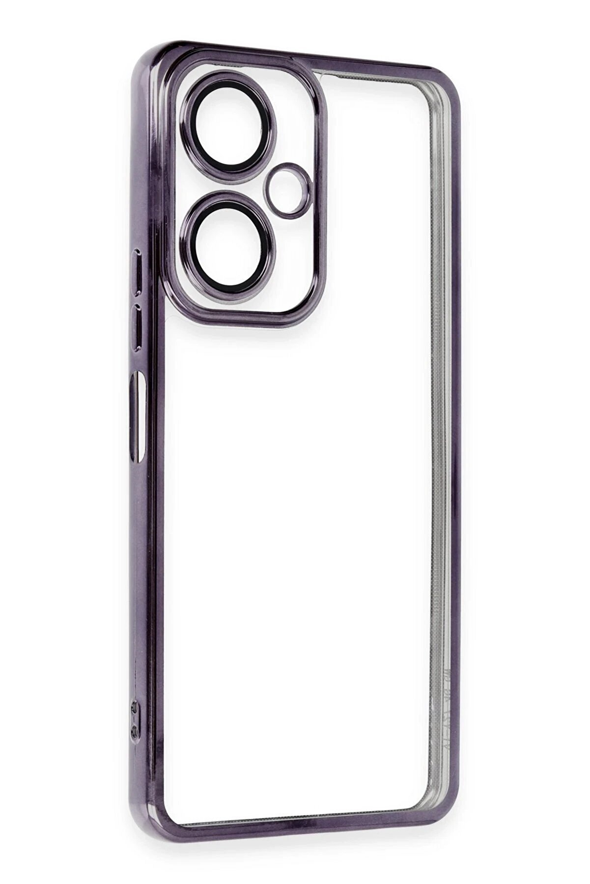 Vi̇vo Y27 Kılıf Lensli̇ Si̇li̇kon - Mor - Dropx4261-9012