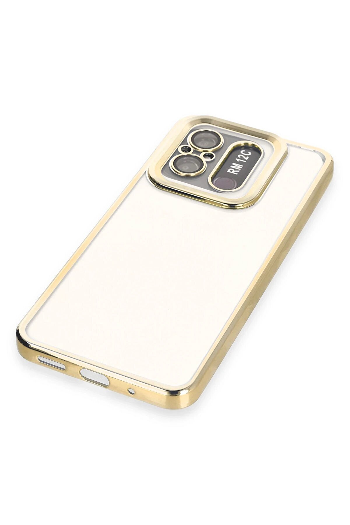 Xi̇aomi̇ Redmi̇ 12C Kılıf Slot Si̇li̇kon - Gold - Dropx9443-7884