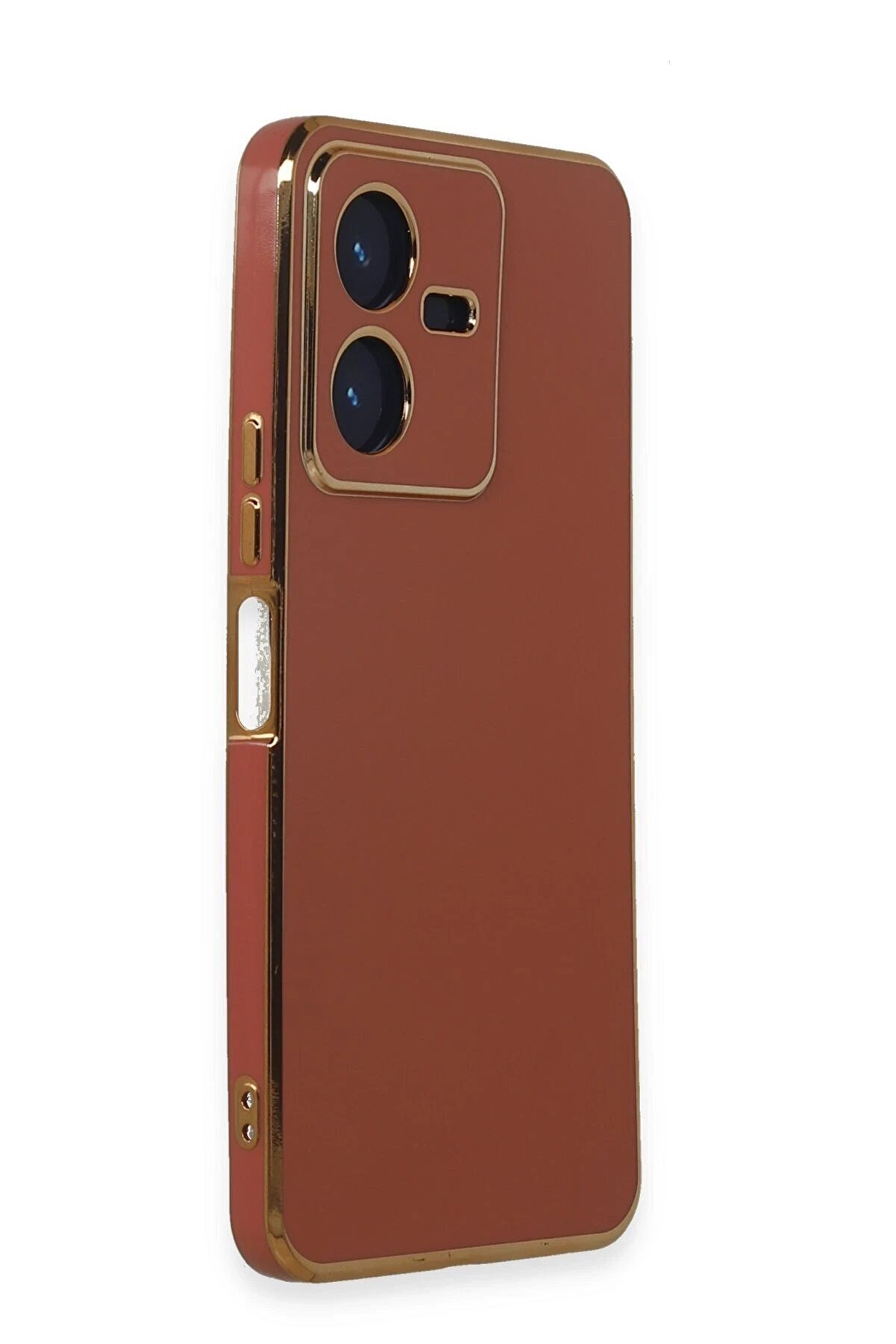 Vi̇vo Y22 2022 Kılıf Volet Si̇li̇kon - Kırmızı - Dropx7786-2403