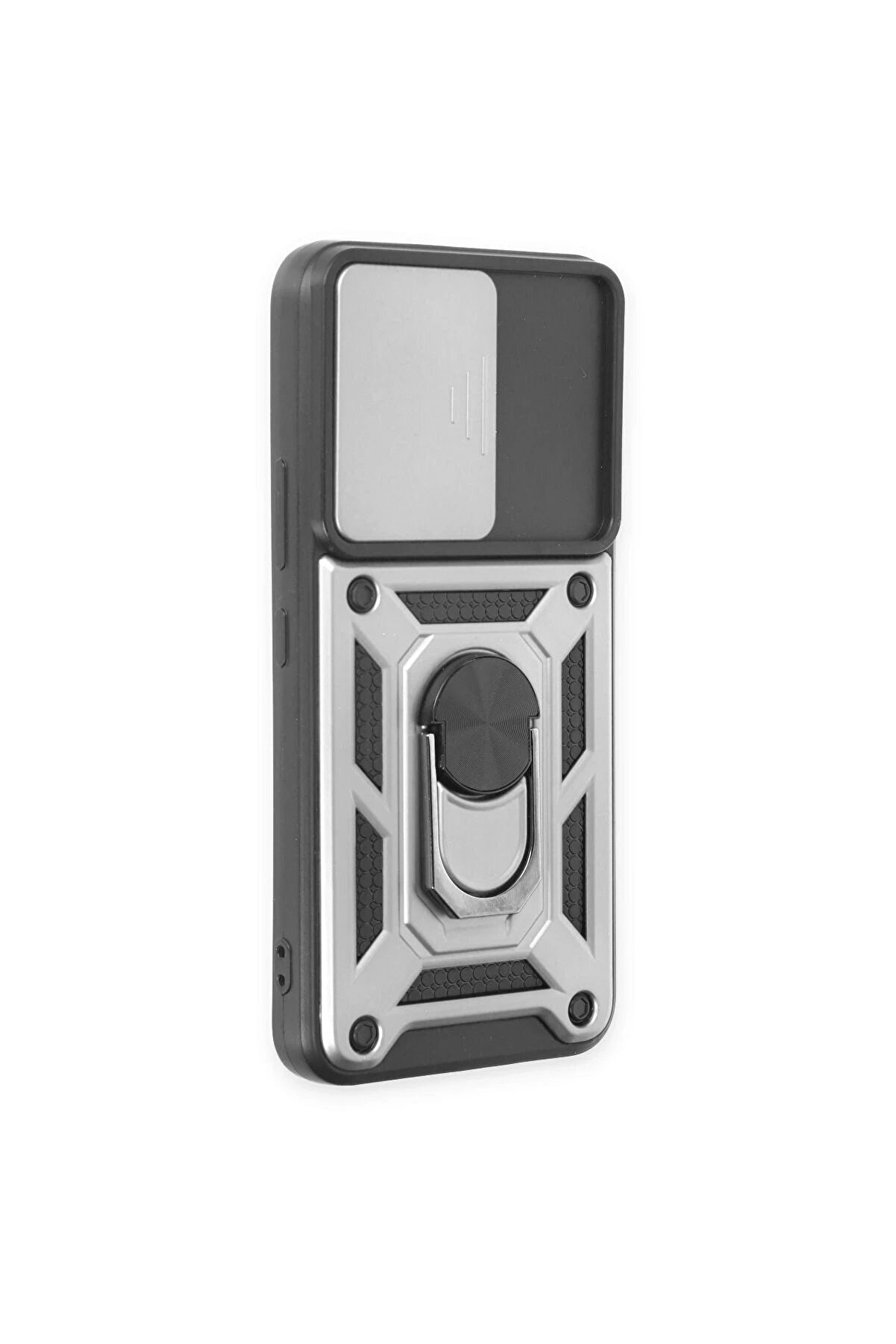 Samsung Galaxy S24 Kılıf Pars Lens Y&uuml;z&uuml;kl&uuml; Si̇li̇kon - G&uuml;m&uuml;ş - Dropx3817-3355