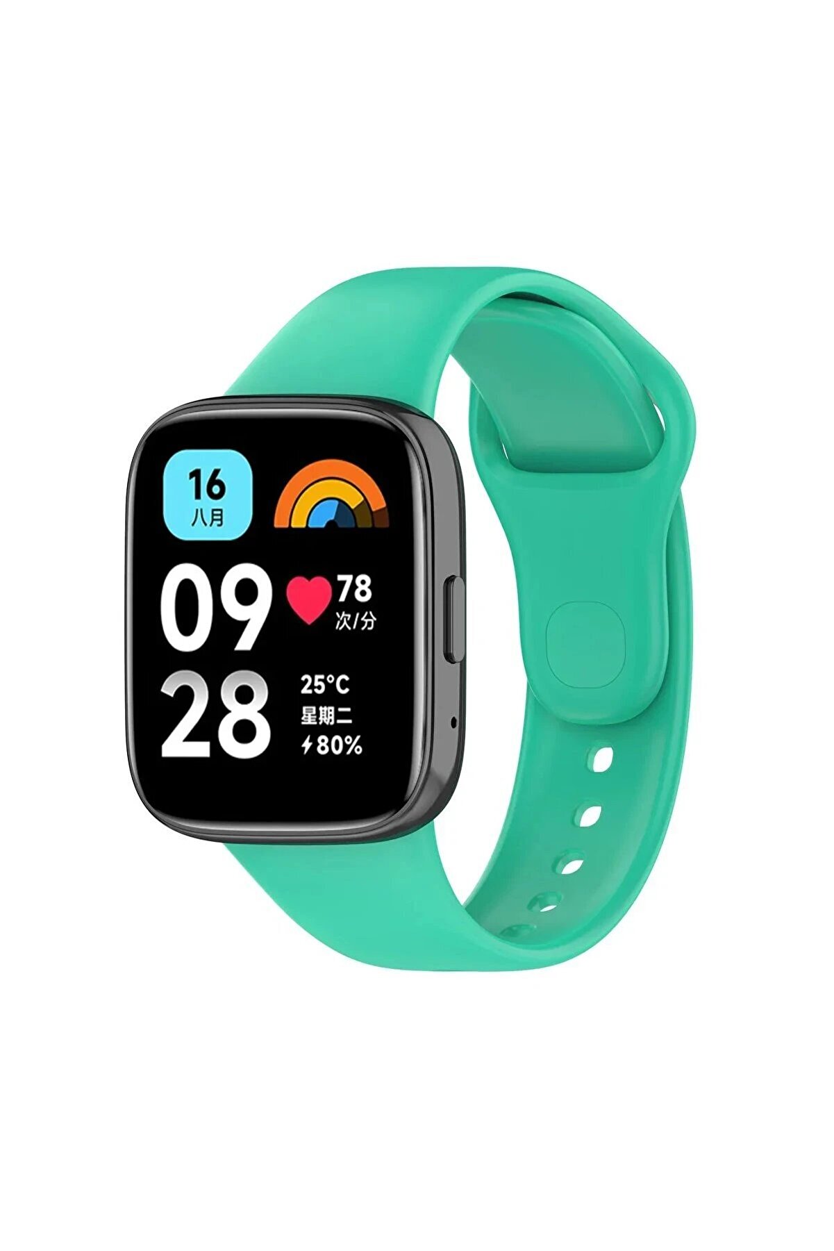 CepteToptan Xiaomi Redmi Watch 3 Active Klasik Kordon - Turkuaz - DROPX7511-2615