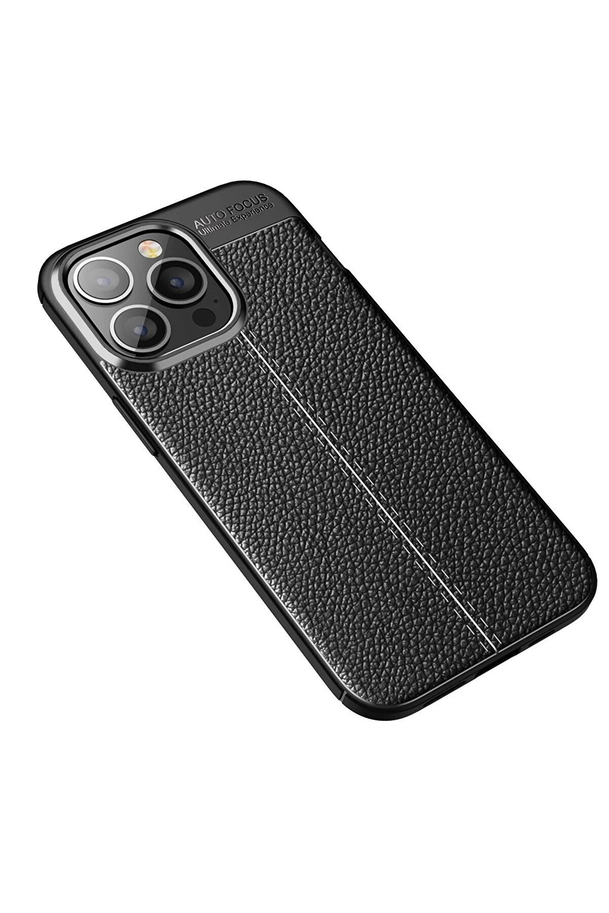 İphone 13 Pro Max Kılıf Auto Focus Kapak - Si̇yah - Dropx2333-9394