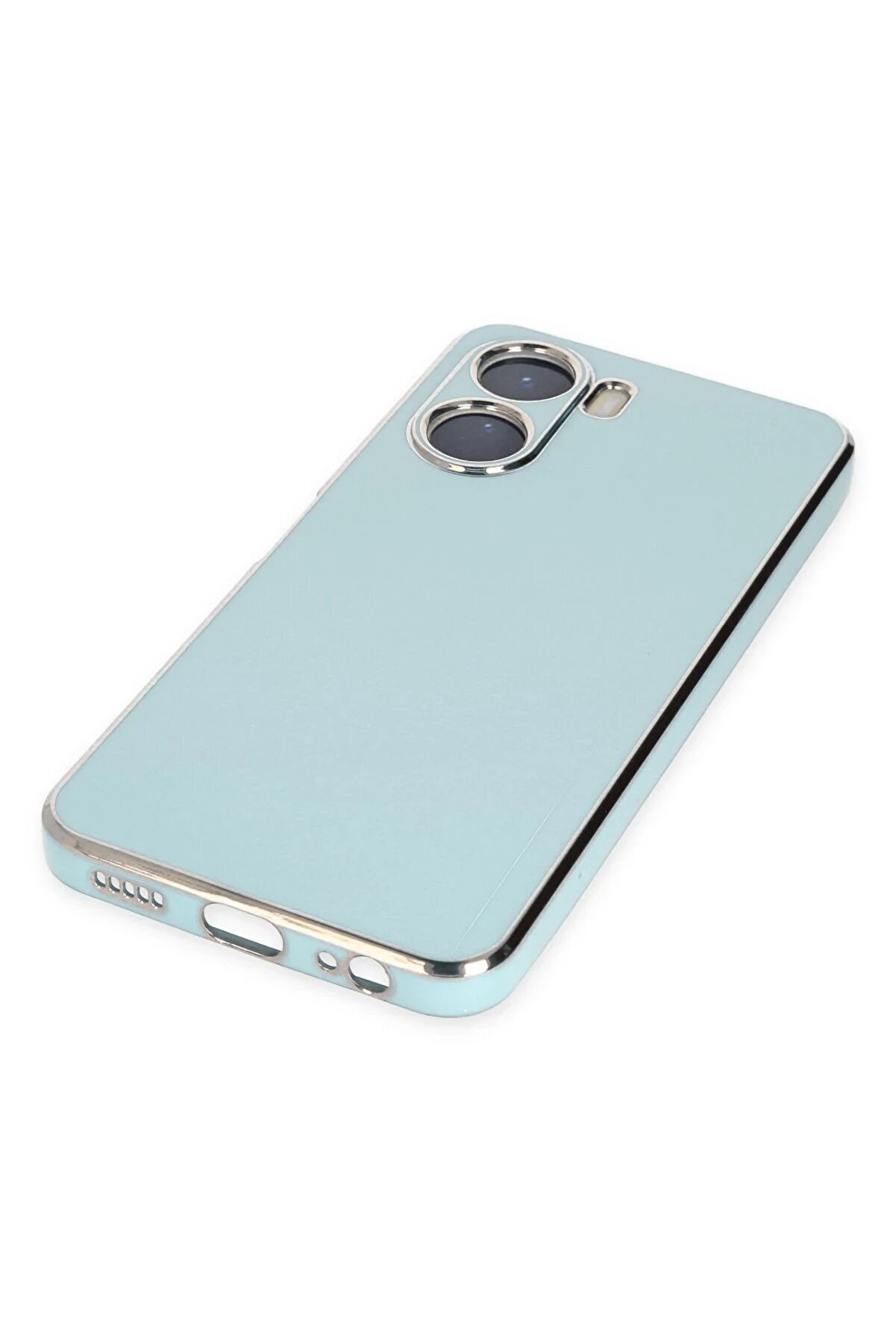 Vi̇vo Y16 Kılıf Volet Si̇li̇kon - A&ccedil;ık Yeşi̇l - Dropx5852-2425