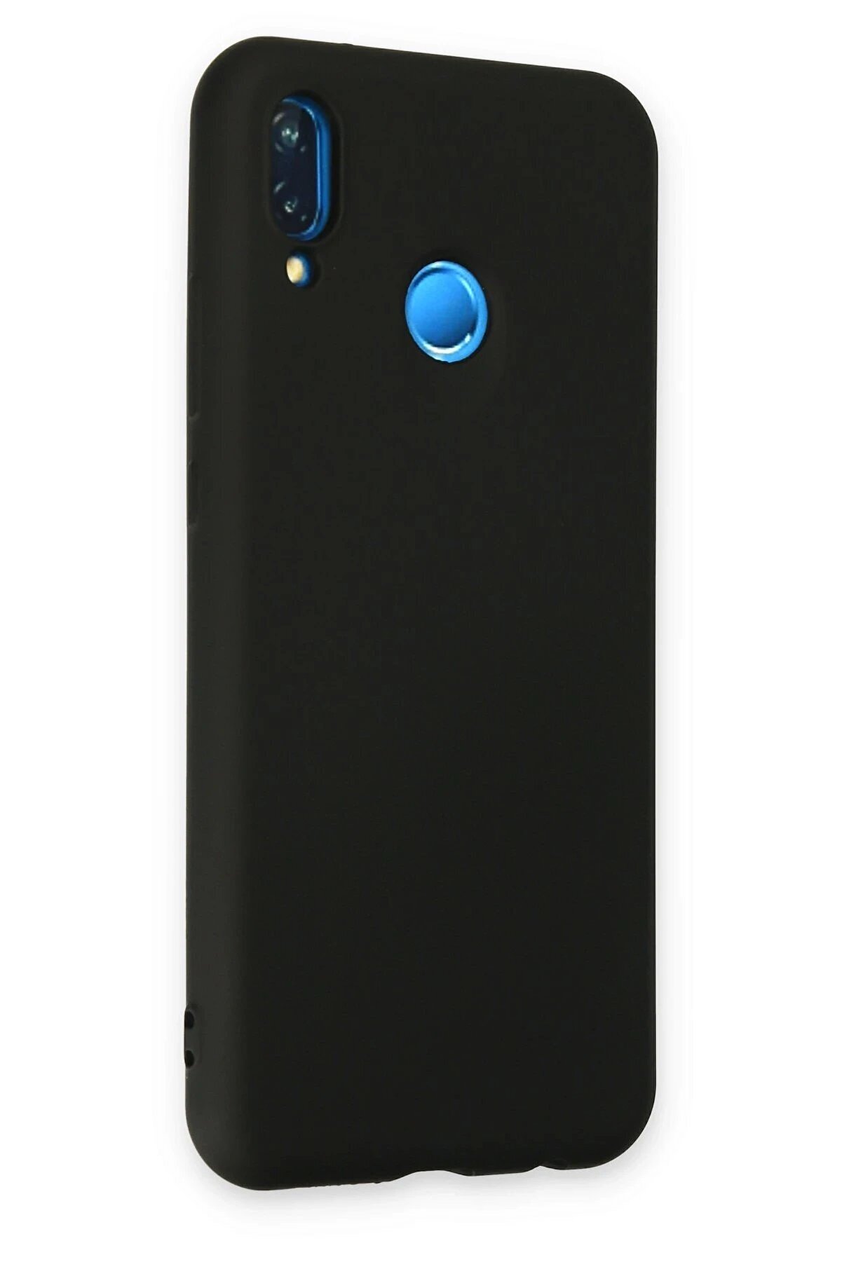 Huawei̇ P20 Li̇te Kılıf Nano İçi̇ Kadi̇fe Si̇li̇kon - Si̇yah - Dropx2912-4110