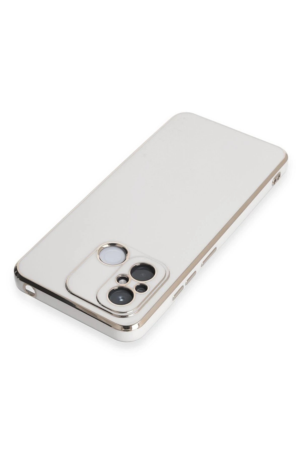 Newface Xi̇aomi̇ Redmi̇ 12C Kılıf Volet Si̇li̇kon - Beyaz