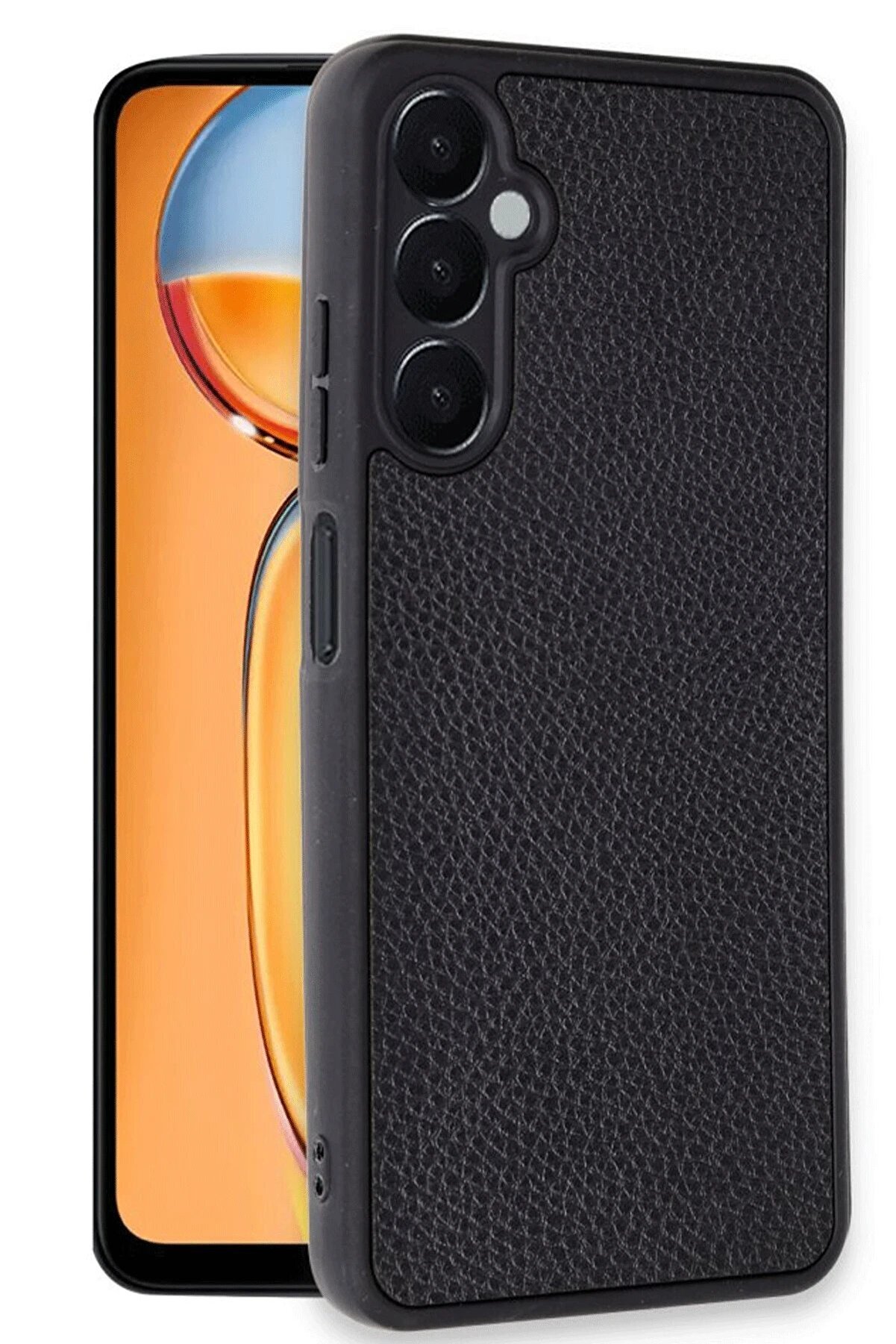 Samsung Galaxy A36 Kılıf Aras Deri̇ Kapak - Si̇yah - Dropx5450-1305