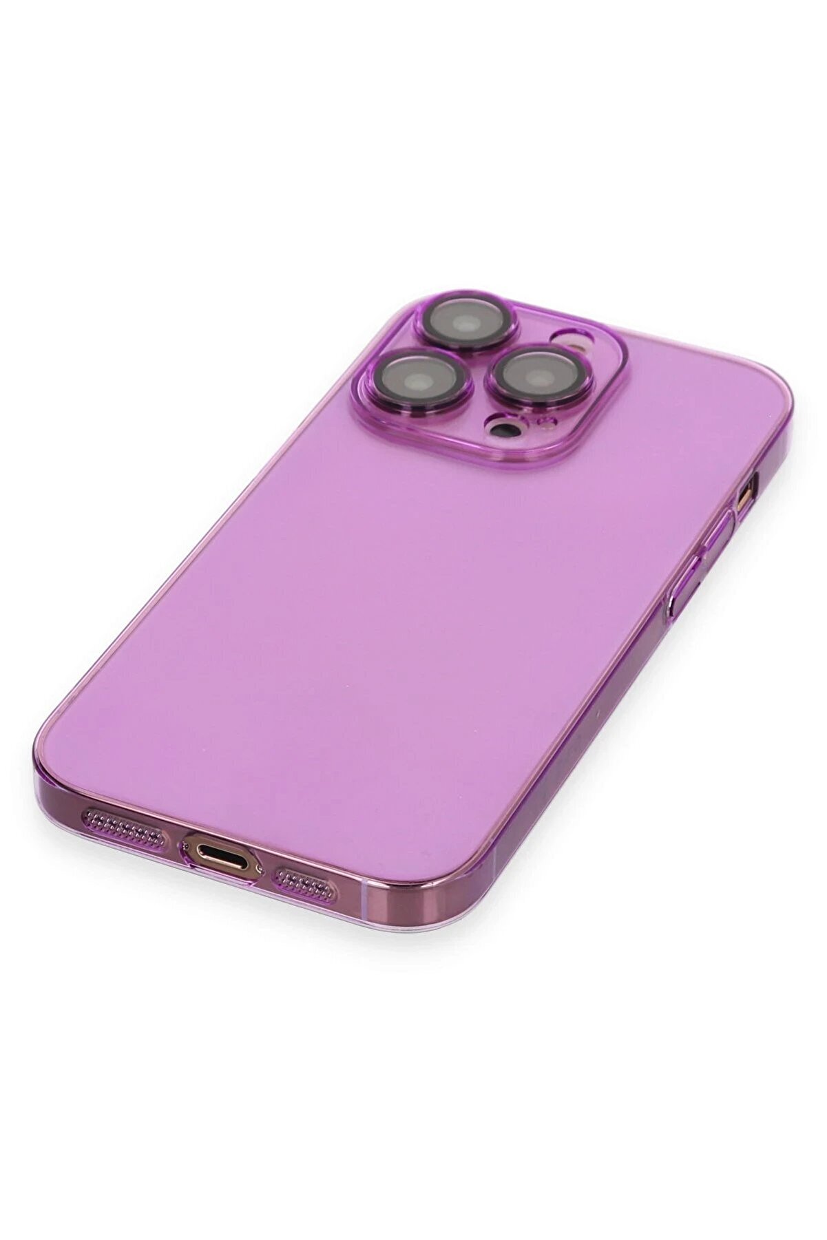 İphone 14 Pro Kılıf Armada Lensli̇ Kapak - Mor - Dropx1885-9248