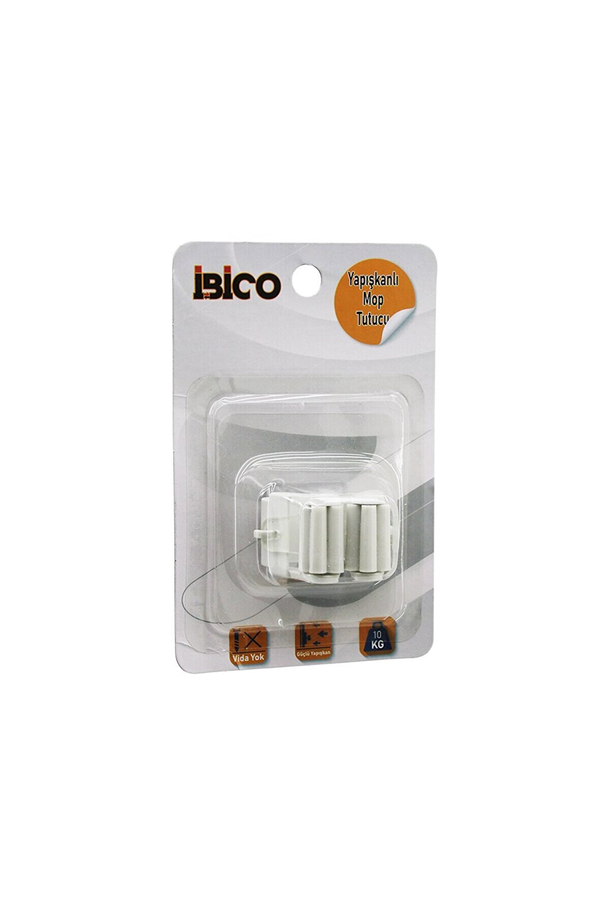 Go İthalat Plasti̇k Mop Sap Tutucu - Askı Yapışkanlı Montaj 0Kg. Taşıma