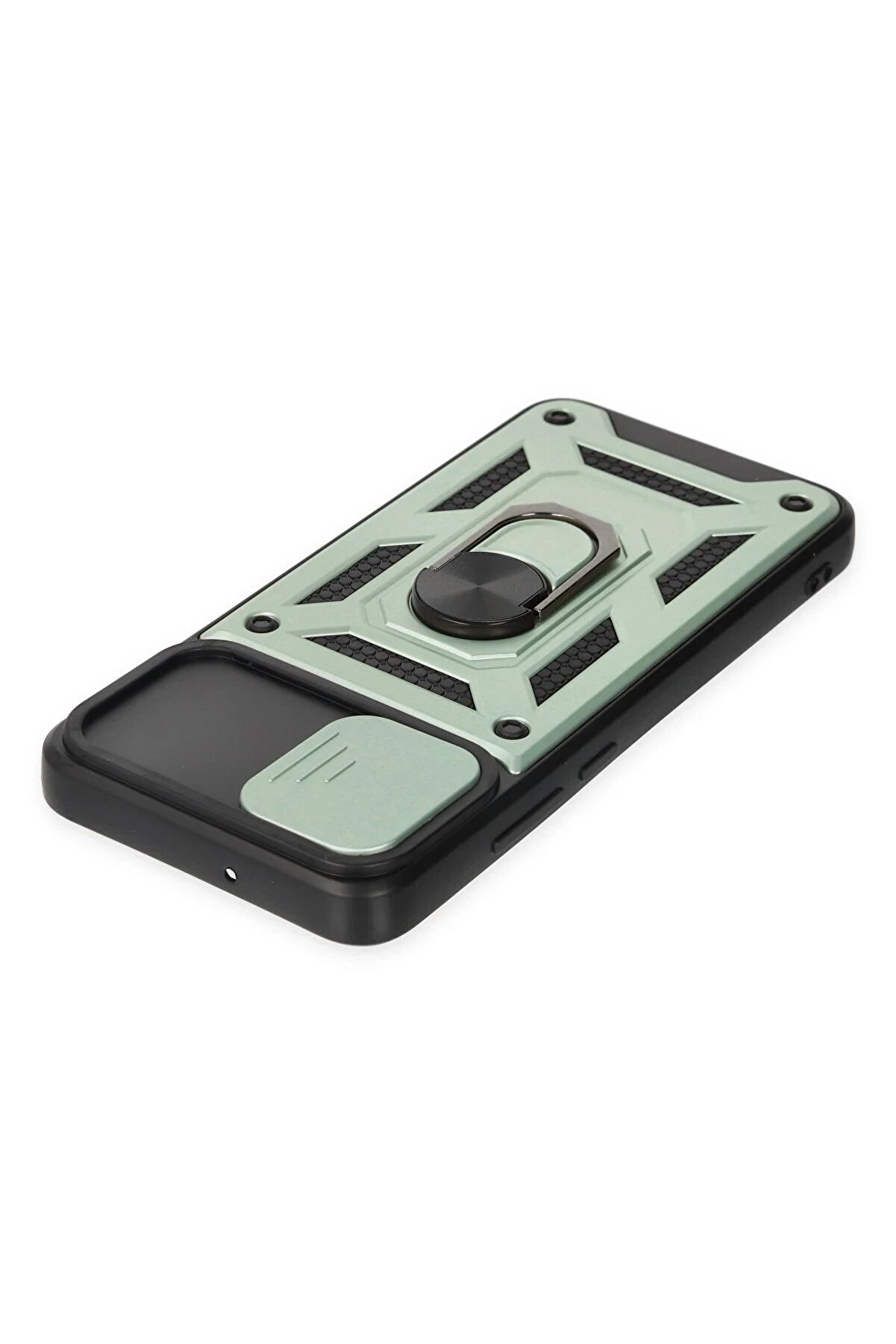 Samsung Galaxy A03 Kılıf Pars Lens Yüzüklü Si̇li̇kon - Yeşi̇l - Dropx8040-3068