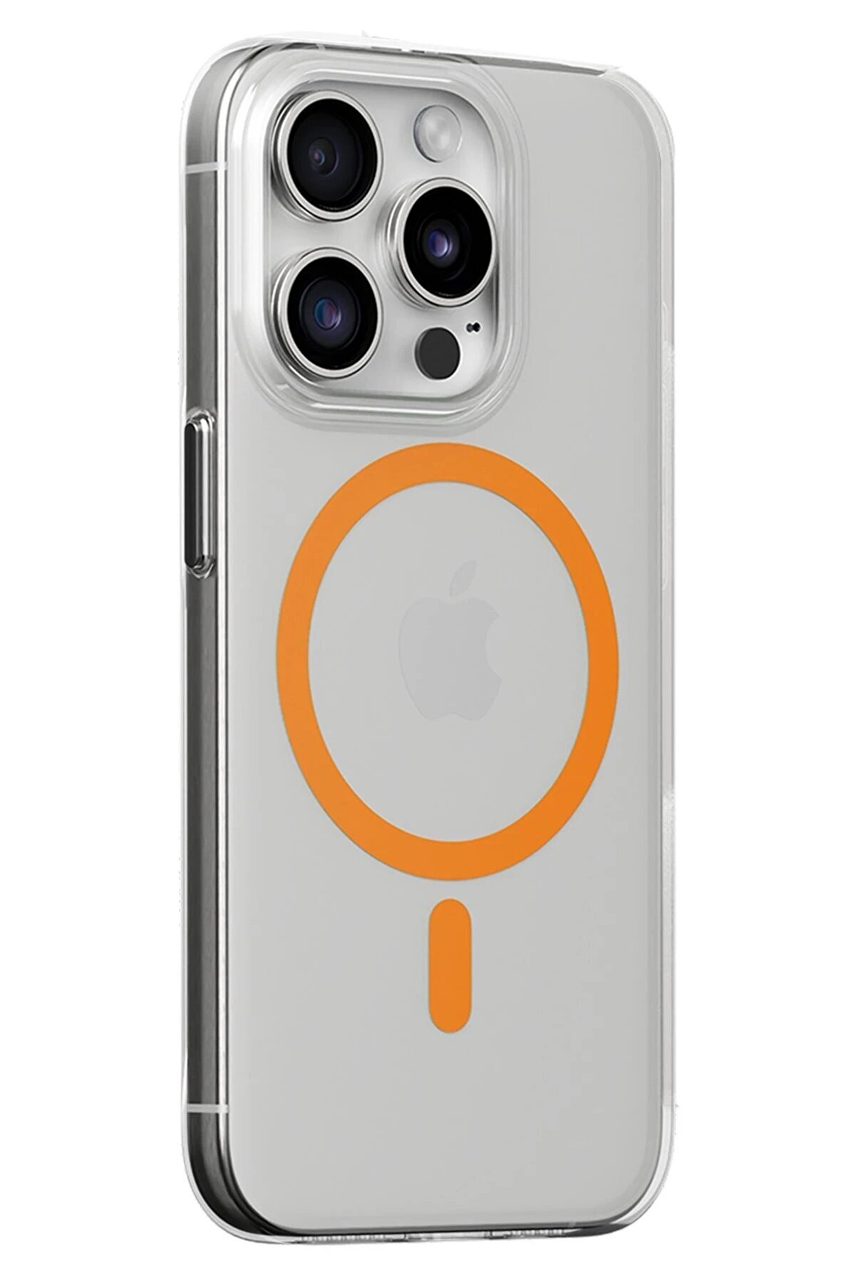 İphone 14 Pro Max Kılıf Bubble Magsafe Kapak - Turuncu - Dropx4214-8333