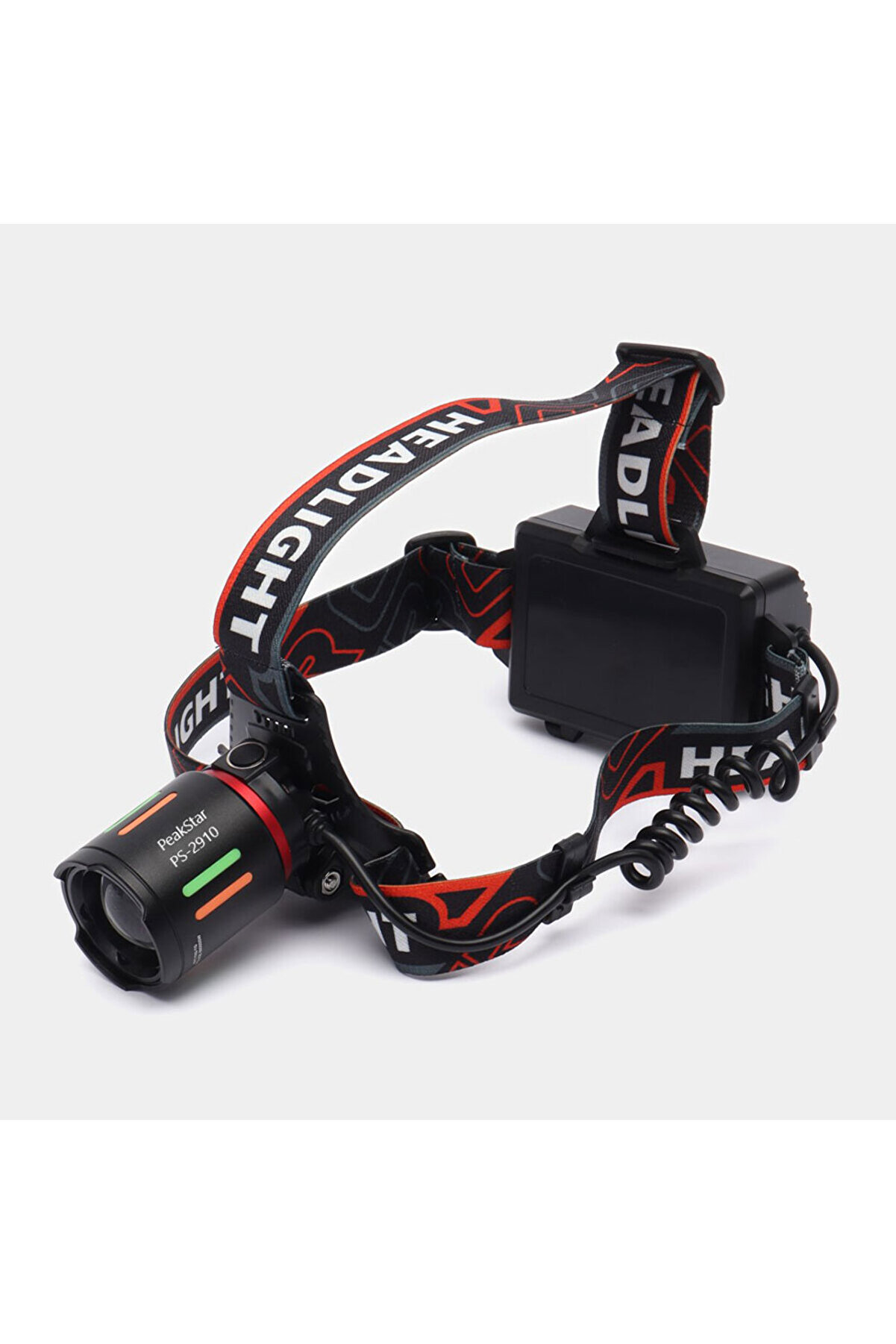 evimdeyokyok Şarjlı Profesyonel Zoomlu Kamp Avcı Balıkçı Kafa Lambası Feneri PS-2910