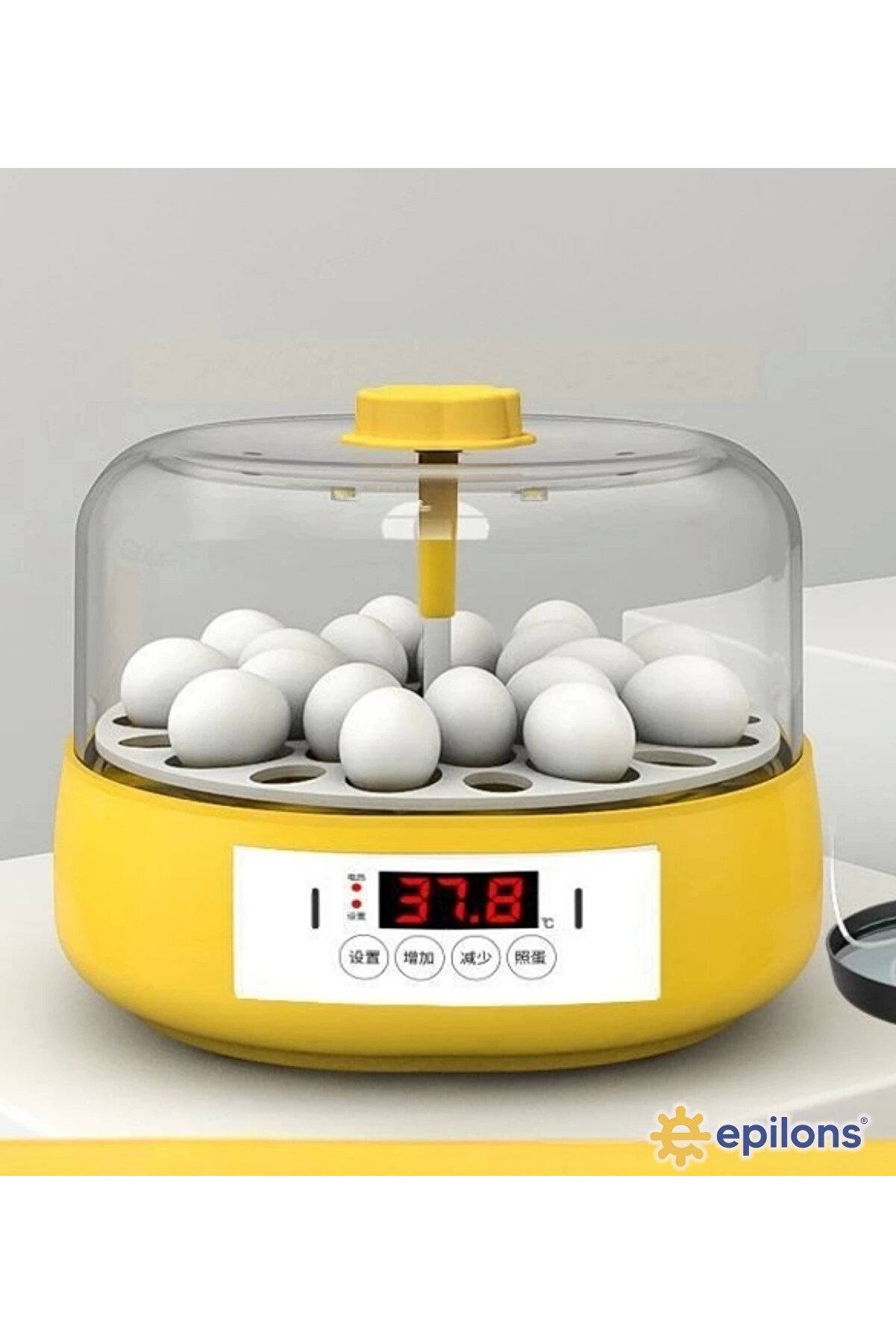 gizmurstore Mini Otomatik Ev Tipi Kuluçka: Papağan Bıldırcın Kuluçka Makinesi 18li Yumurtalı Mx-18